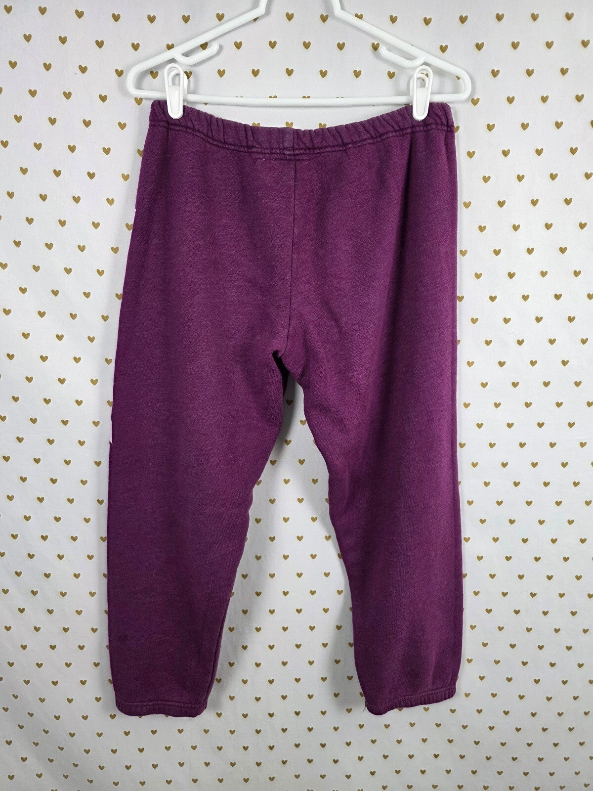 Victorias Secret PINK Purple Rock N Roll Sweats Sweatpants Y2k Small