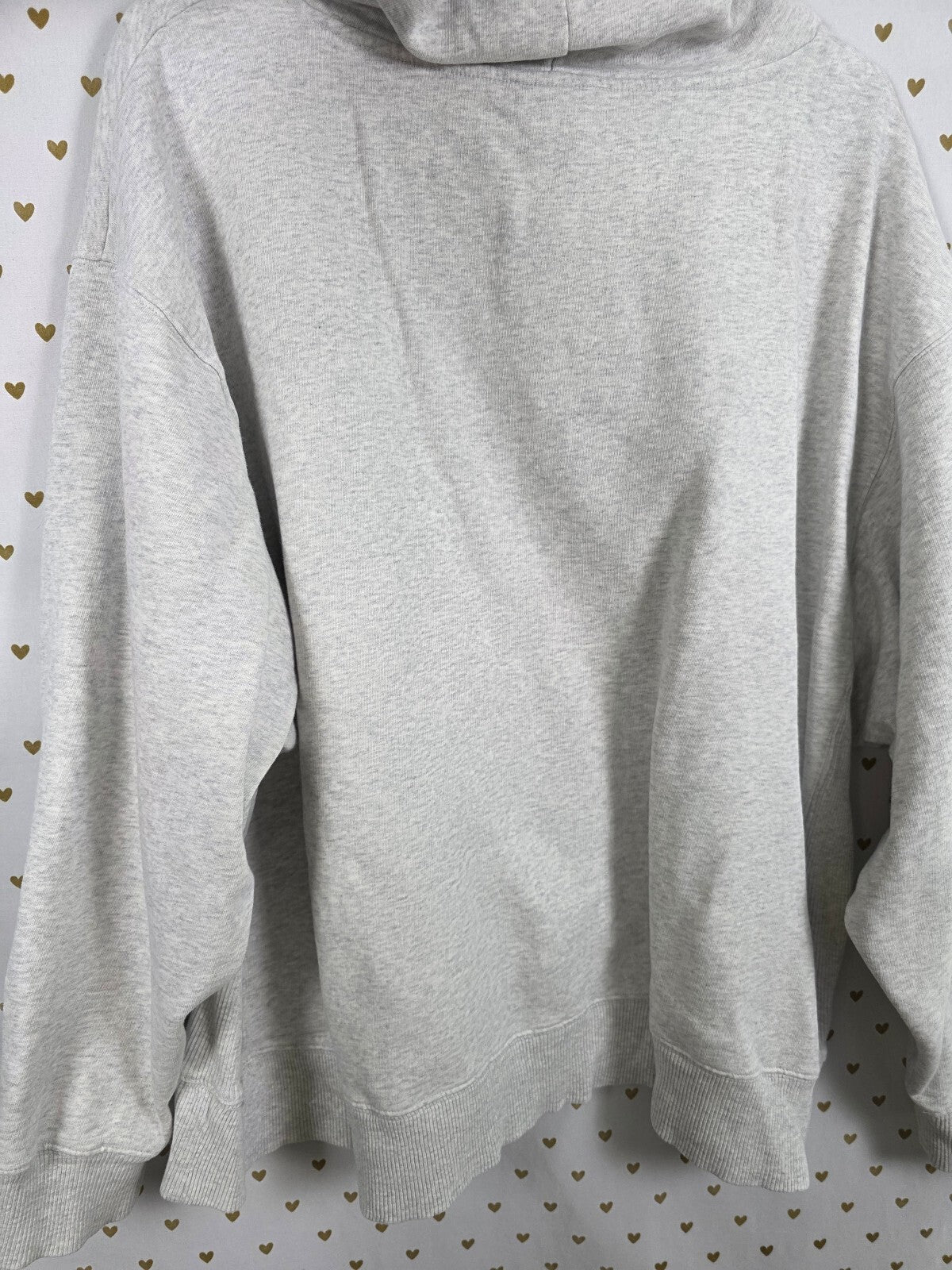 Victorias Secret Pink Grey 2XL XXL Pullover Hoodie Sweater Jacket Logo