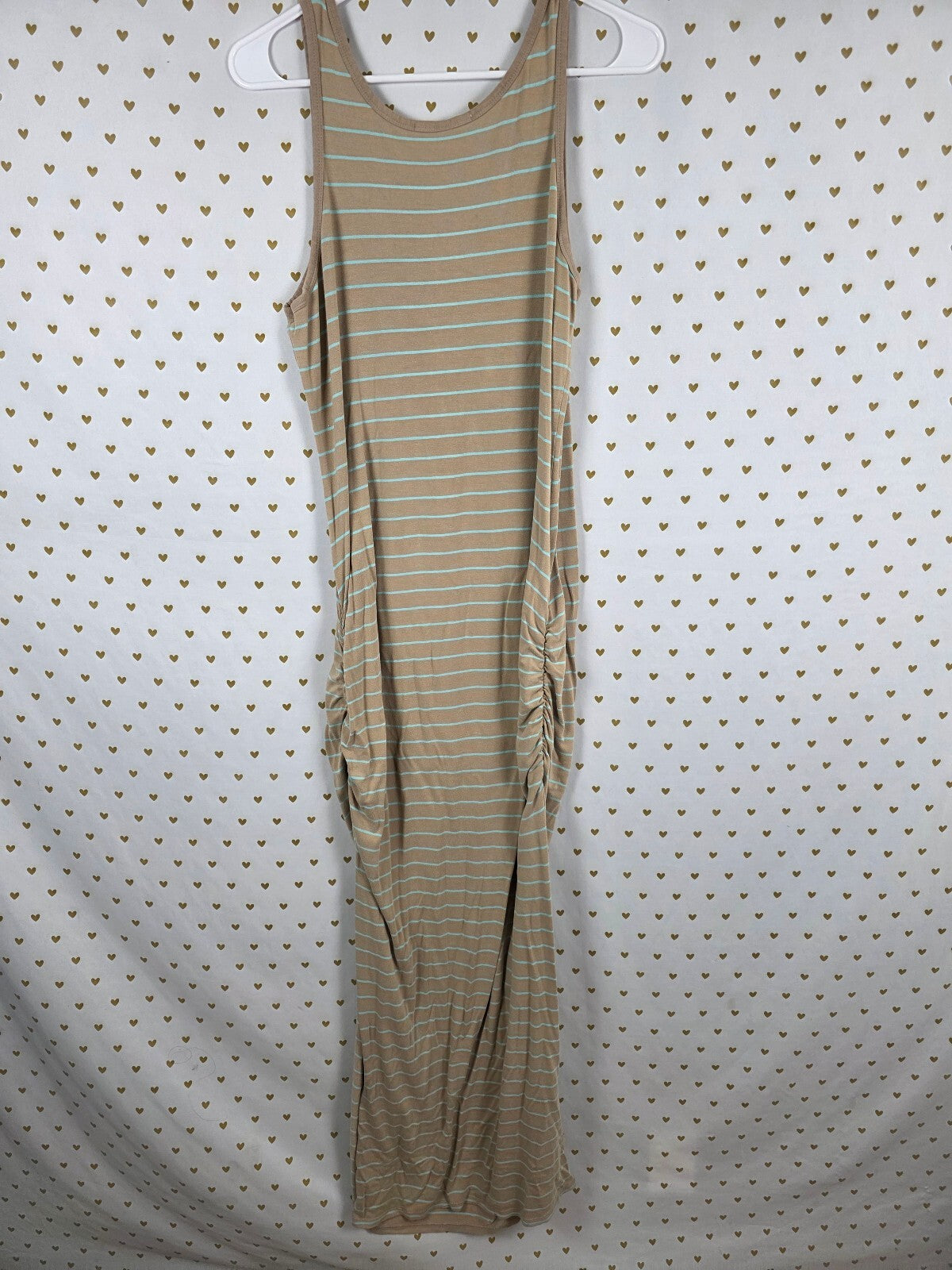 Victorias Secret Striped Long Tank Top Stretchy Maxi Dress XL