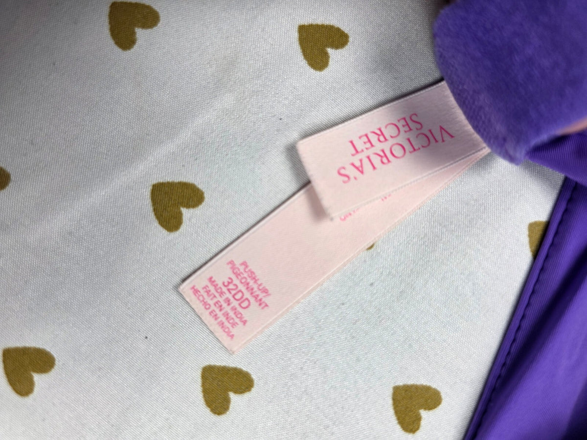 Victorias Secret Purple Soft Push Up Bra 32DD