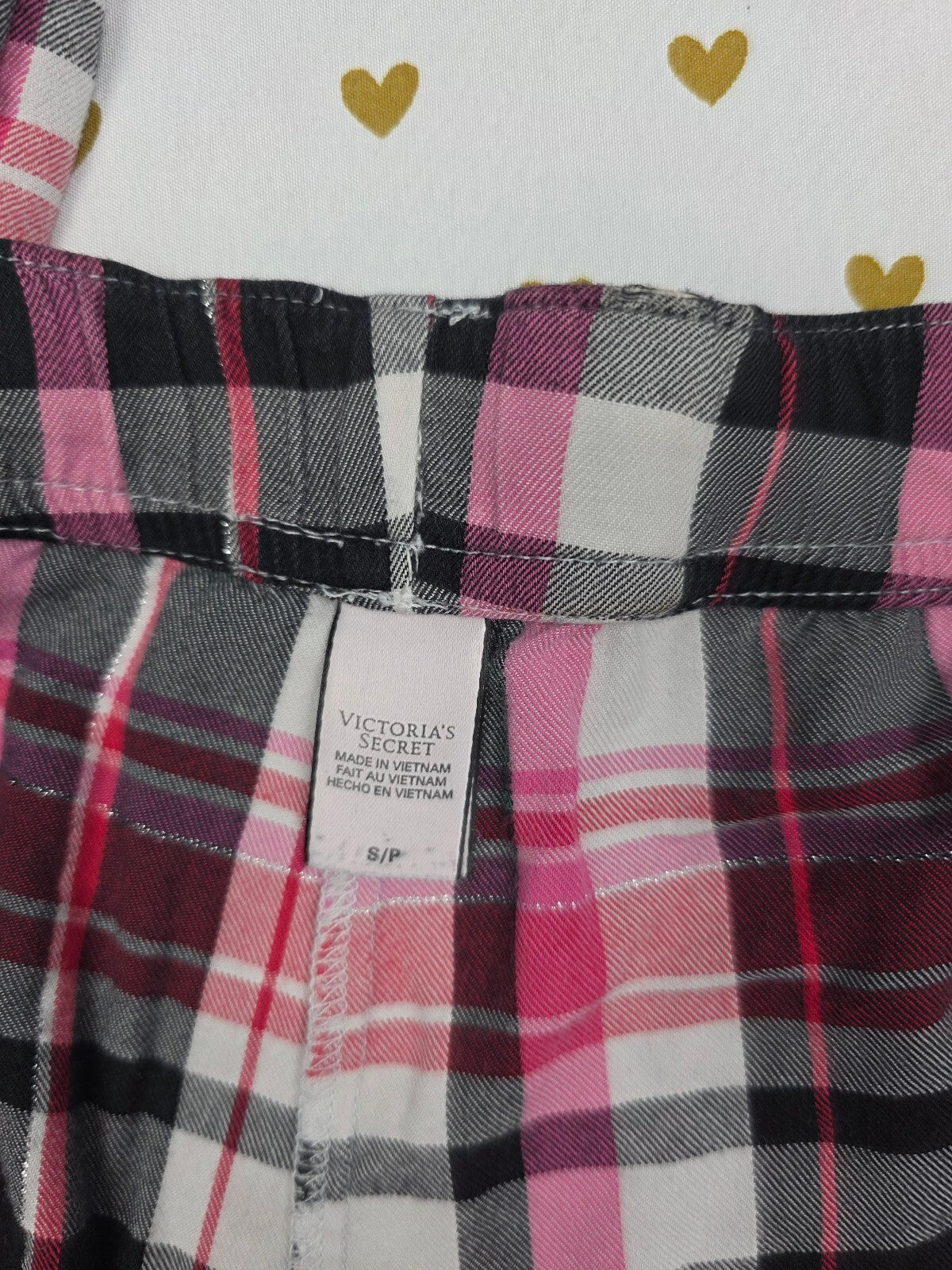 Victorias Secret Plaid Sleep Pants Pajama Bottoms SMALL