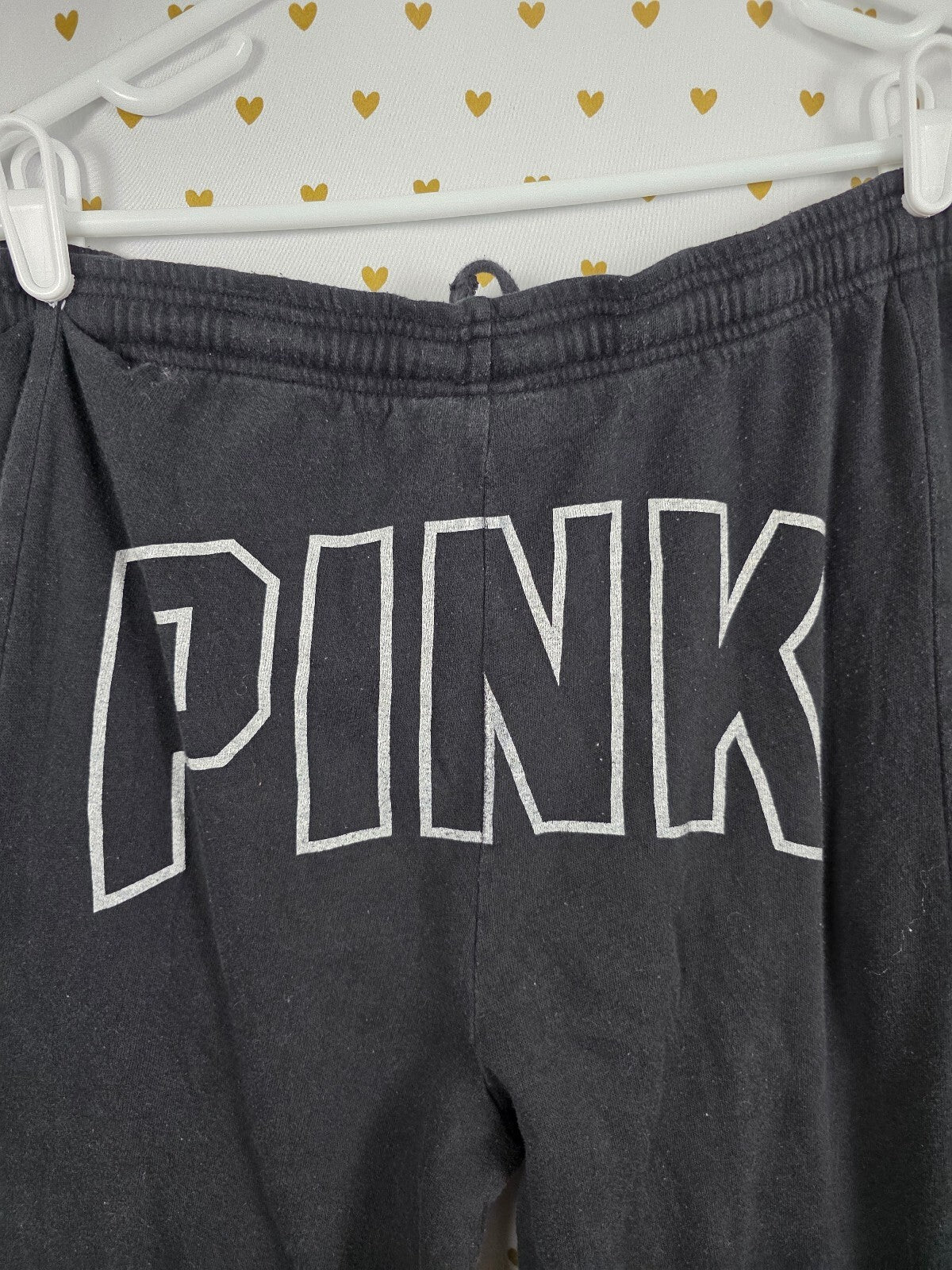 Victorias Secret PINK Vintage Logo Tapered Sweats Sweatpants Small