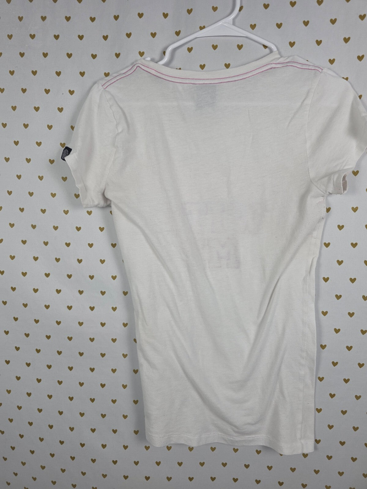 Victorias Secret PINK Vintage Embroidered Party With Me Tee shirt Large