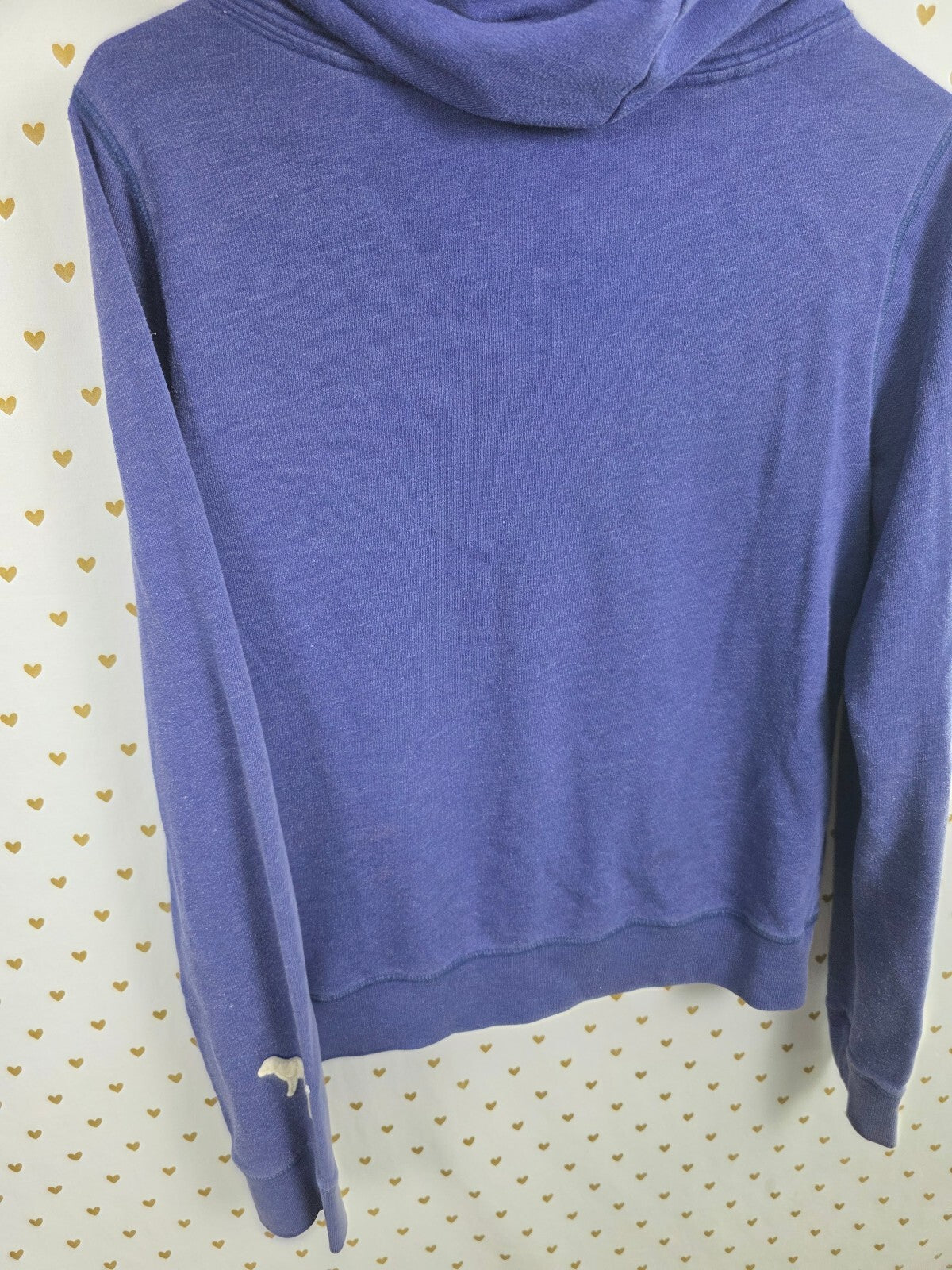 Victorias Secret Pink Pullover Embroidered hooded Sweater Logo Large