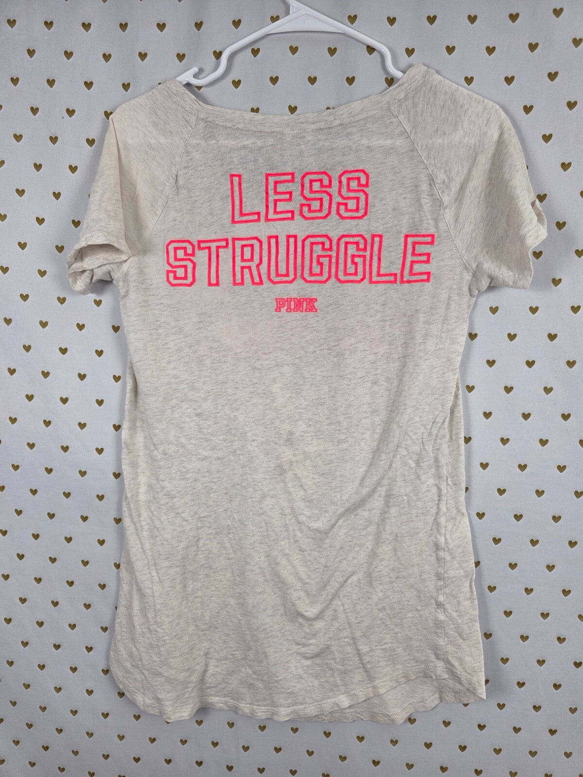 Victorias Secret PINK More Snuggle Less Struggle Nightgown Sleep Shirt XS