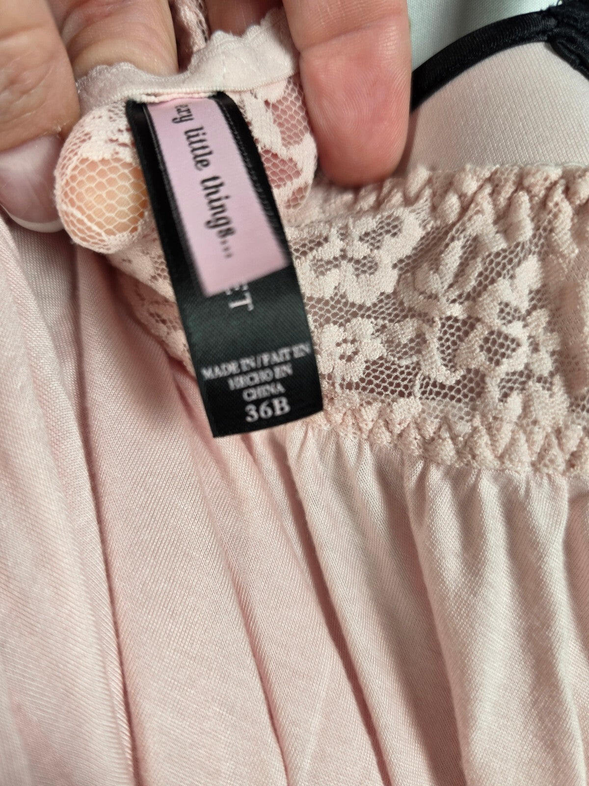 Victorias Secret Sexy Little Things 36B Front Close Push Up babydoll Nightie
