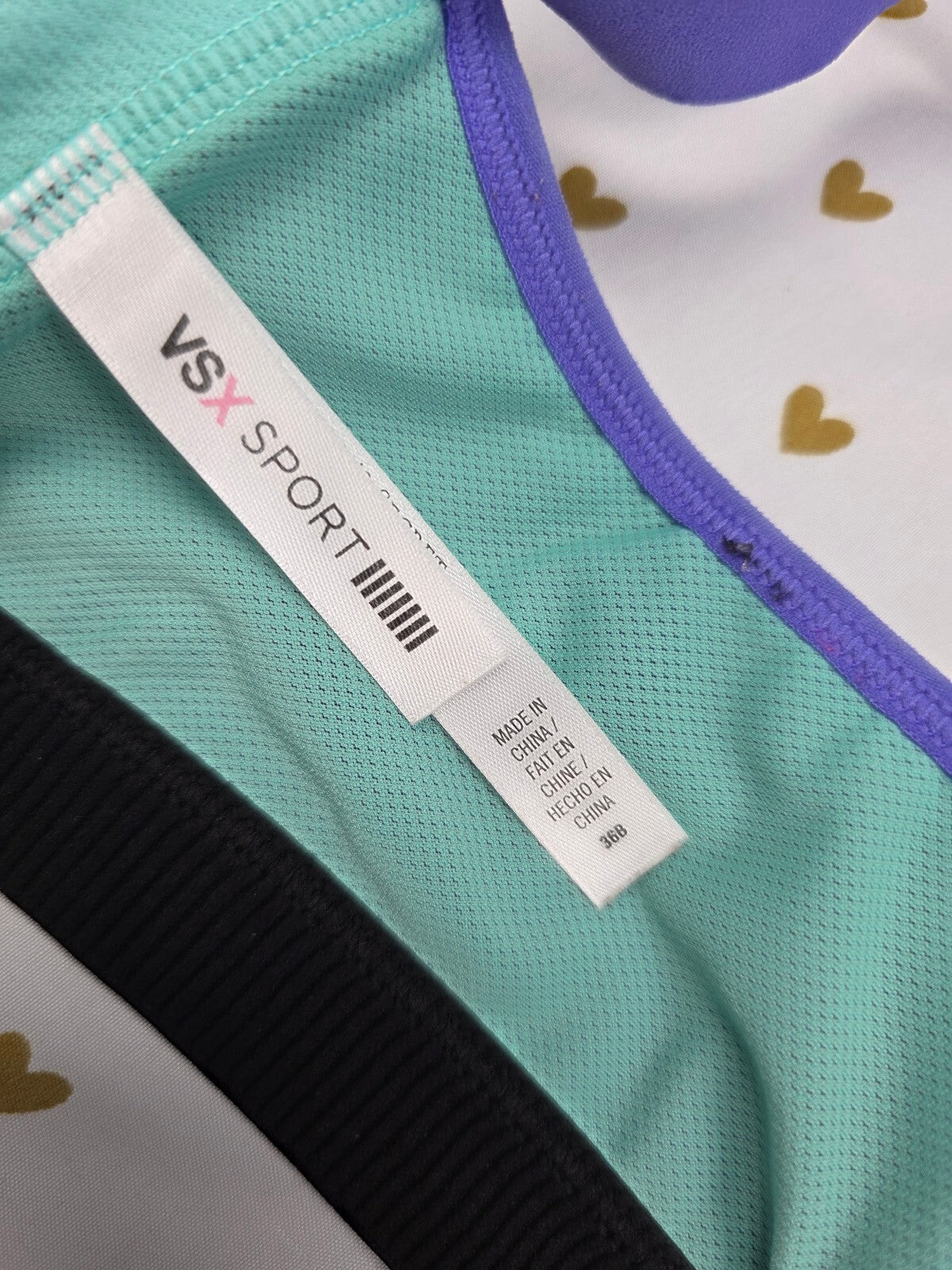 Victorias Secret Front Close Super Supportive 36B Sports Bra Tank Top