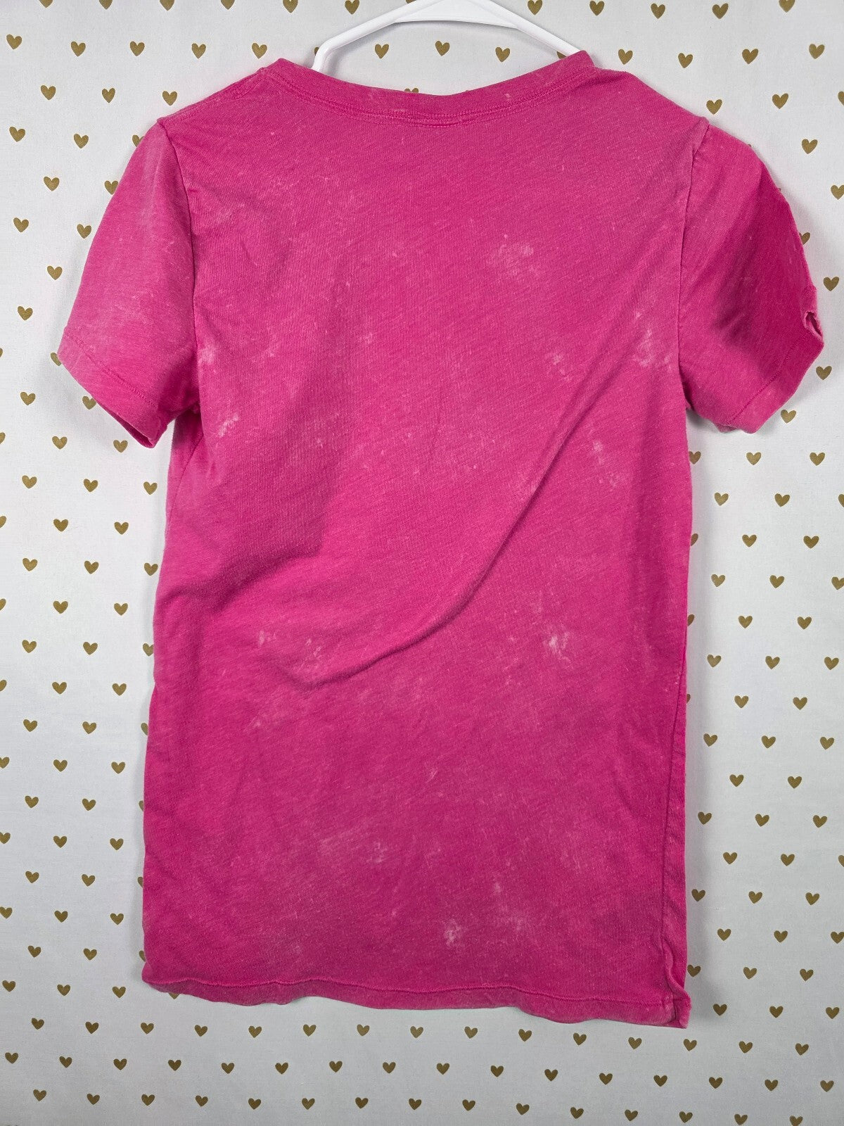 Victorias Secret PINK Vintage Style V neck logo tee shirt Medium y2k