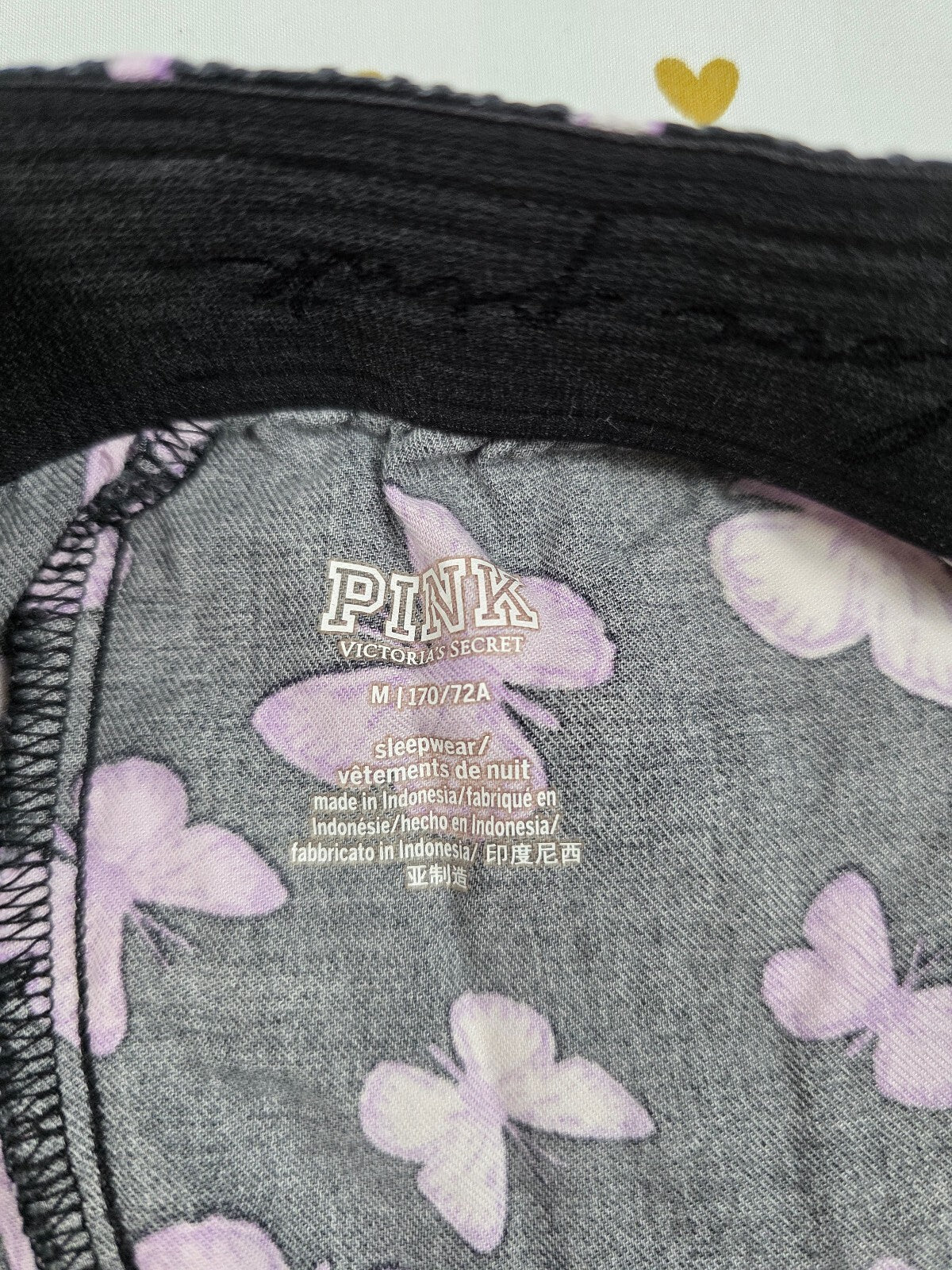 Victorias Secret PINK Butterflies Medium Sleep Shorts Boxers Pajama Bottoms