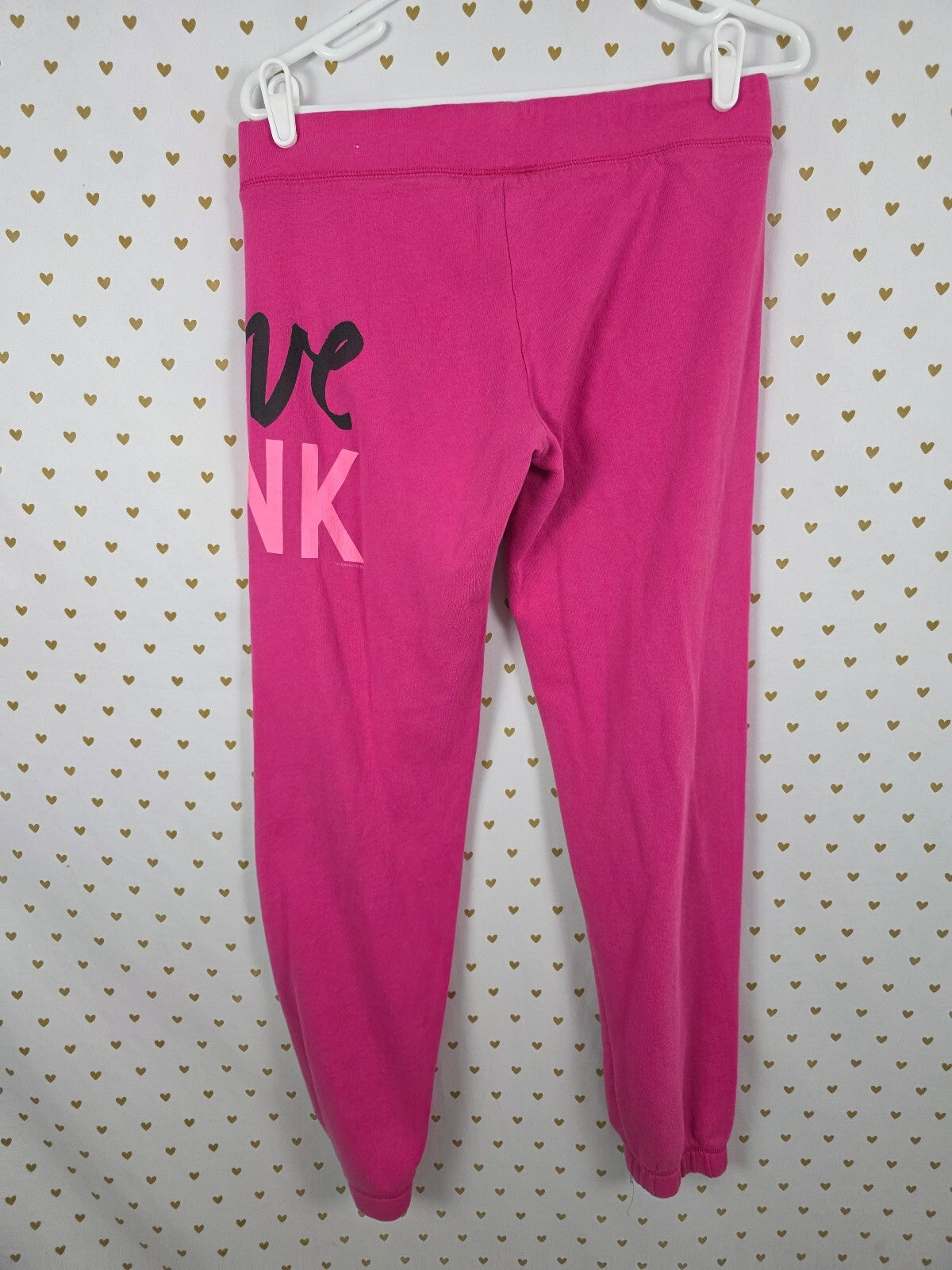 Victorias Secret PINK Love Y2k Vintage Sweats Sweatpants XS Overiszed