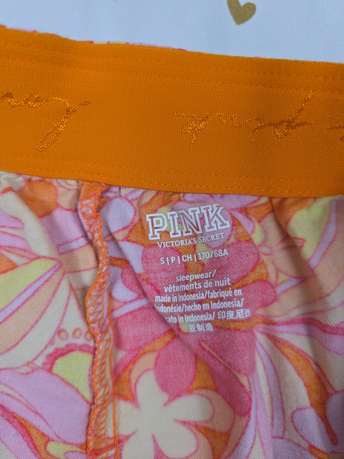 Victorias Secret PINK Small Floral Sleep Shorts Boxers Pajama Bottoms