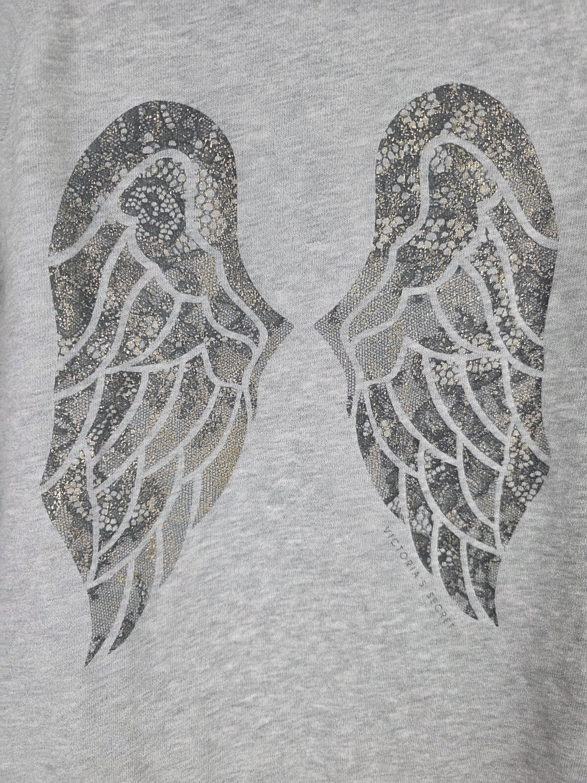 Victorias Secret Angels Lace Bling Wings Hoodie Full Zip Jacket Small