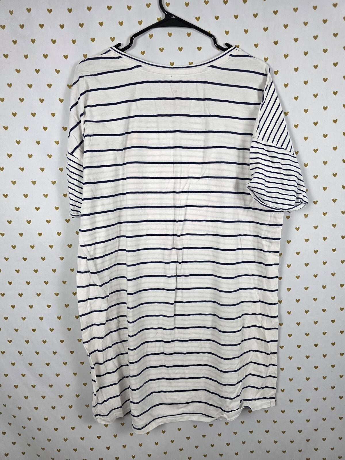 Victorias Secret XL Striped Soft Vintage Sleep Dress Nightgown