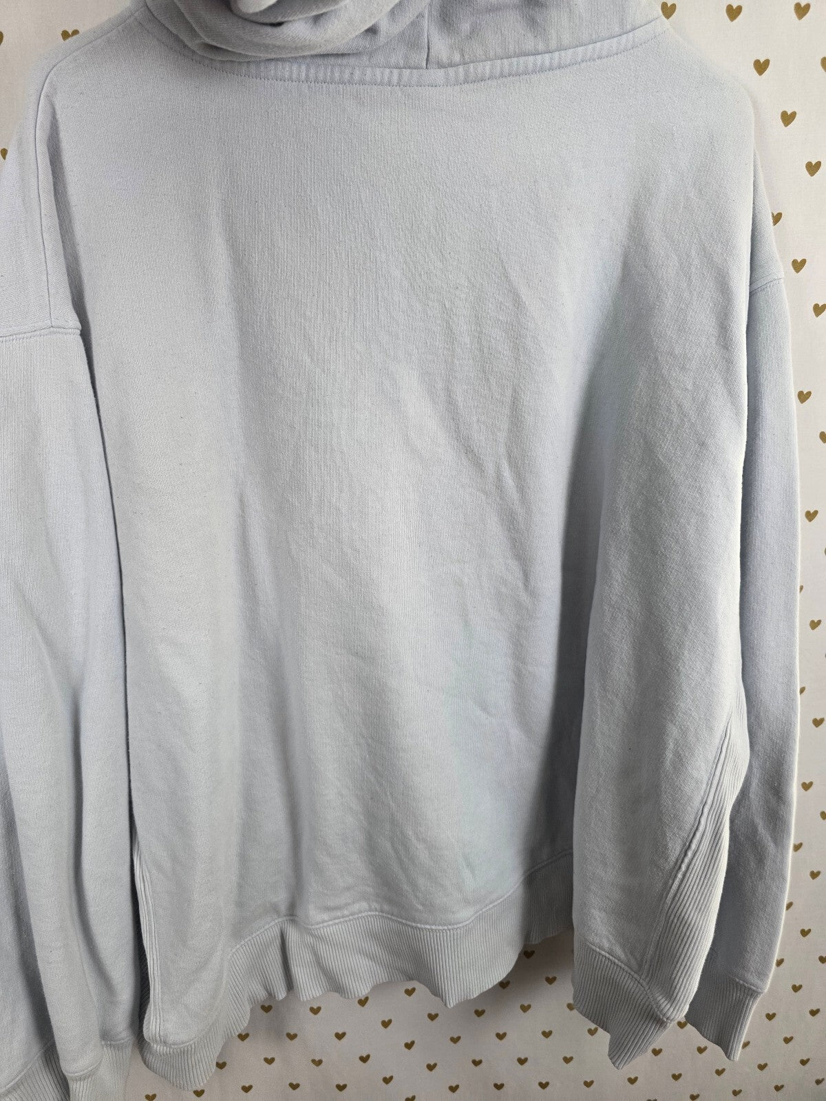 Victorias Secret Pink 2XL XXL Light Blue Full zip Hoodie Jacket