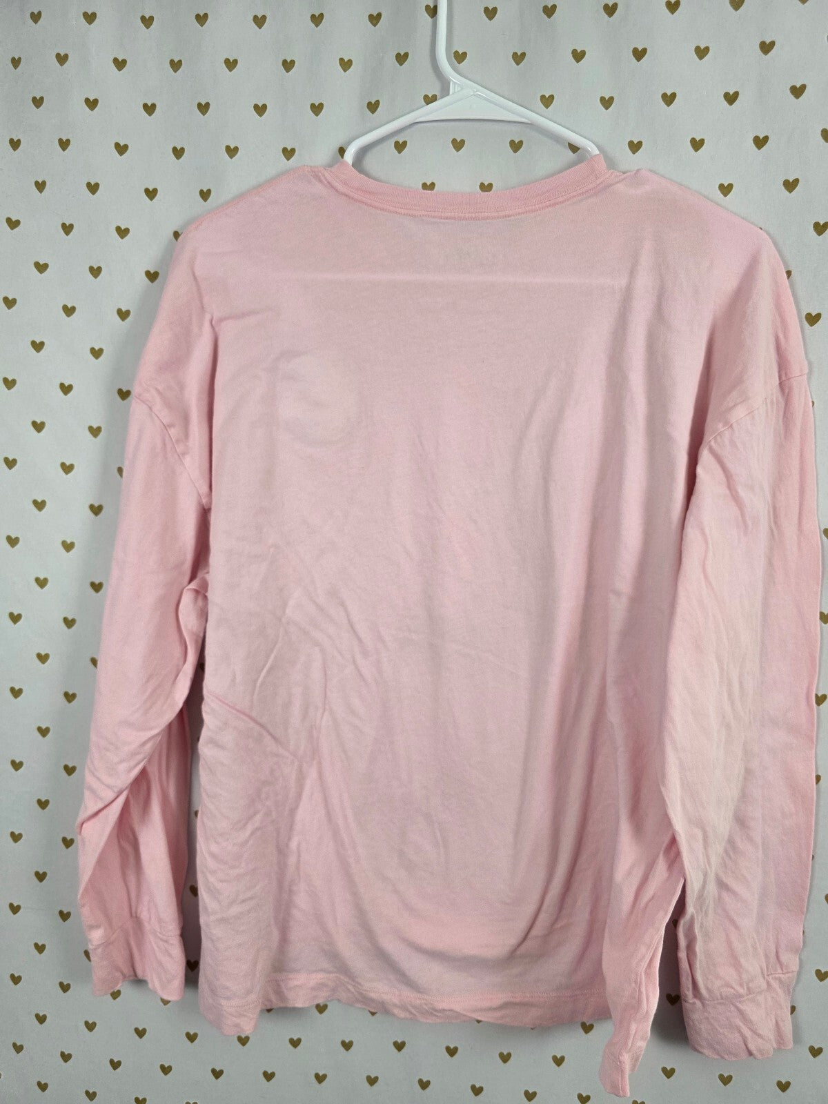 Victorias Secret PINK Signature Bling Logo Long sleeve Tee shirt Small
