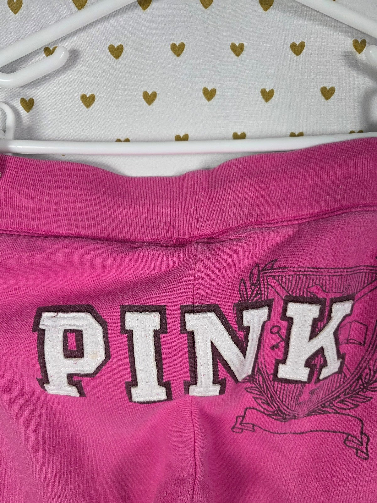 Victorias Secret PINK Vintage Logo Butt Y2k Sweatpants Sweats XS
