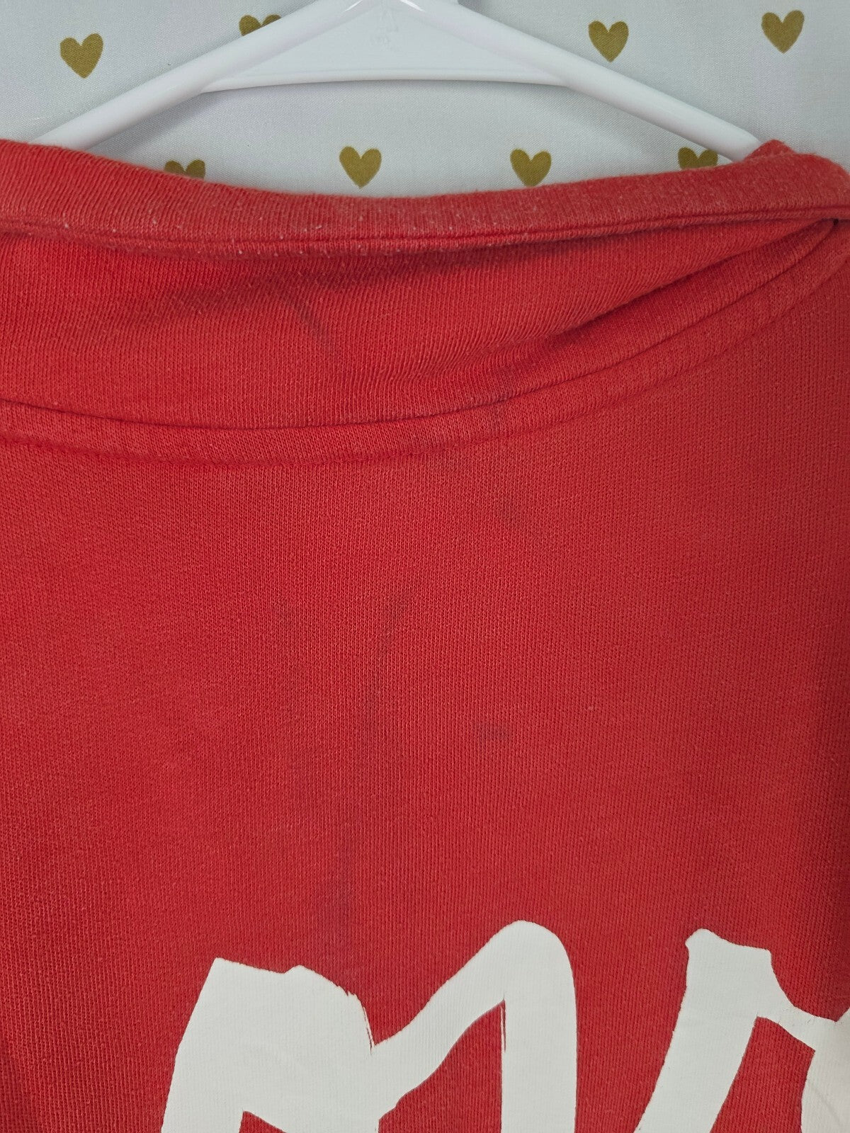 Victorias Secret Pink 86 Quarter Zip VINTAGE y2k Love Logo Sweater Shirt Red Med