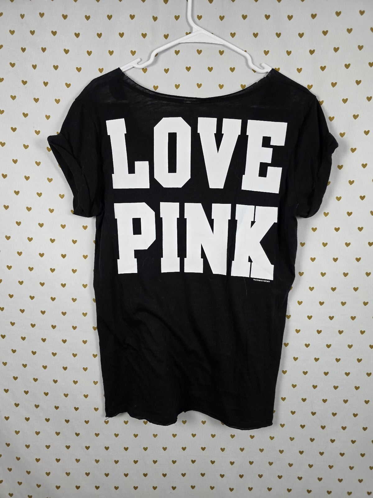 NWT Victoria's Secret PINK Hawaii Limited Edition Sequin Tee Shirt M Rare