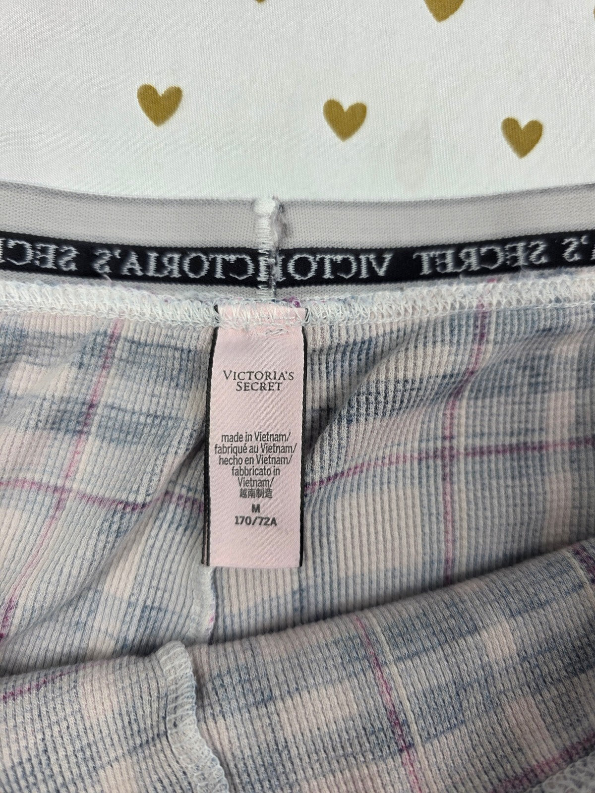 Victorias Secret Thermal Plaid Sleep Pants Pajama PJ Bottoms Medium