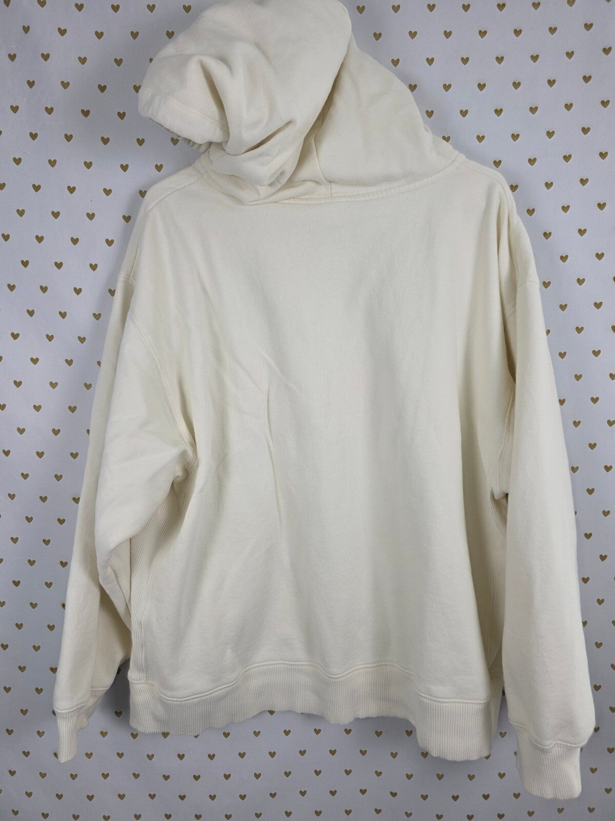 Victorias Secret Pink Cream Full zip hoodie jacket 2XL XXL
