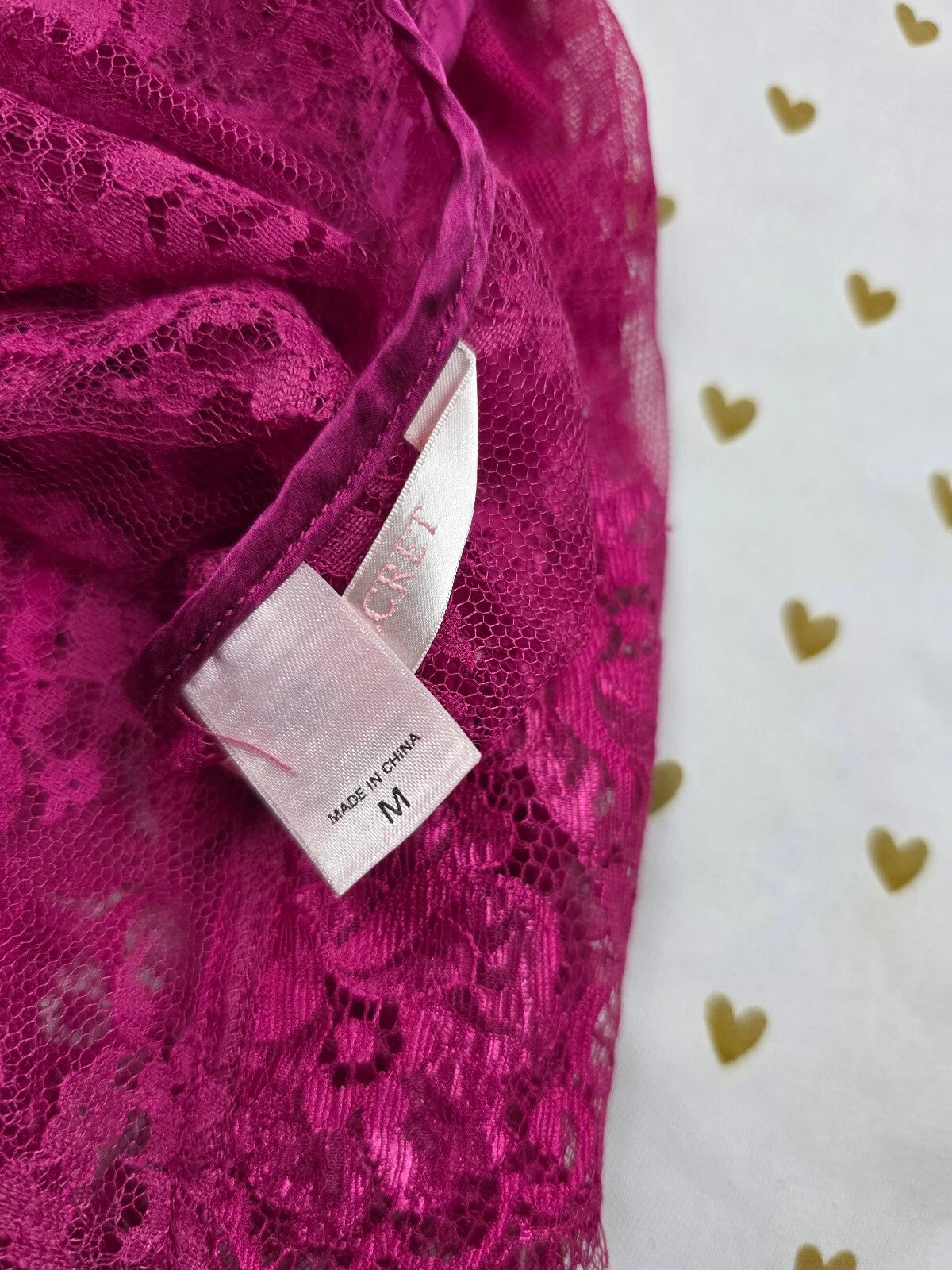 Victorias Secret Sheer Purple Babydoll Nightie Lingerie Lace Strappy vintage Med