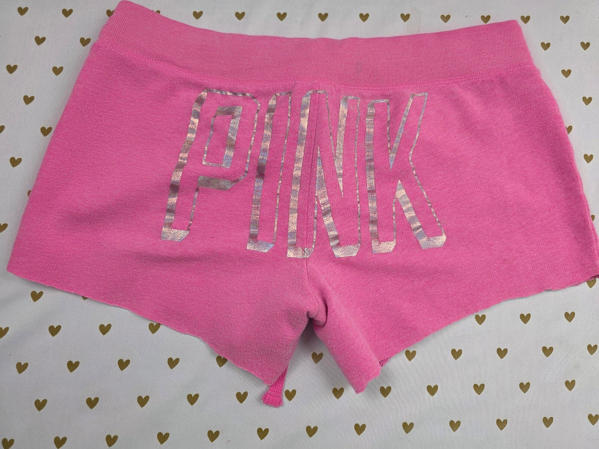 Victorias Secret PINK Logo Butt vintage y2k Sweat shorts Medium