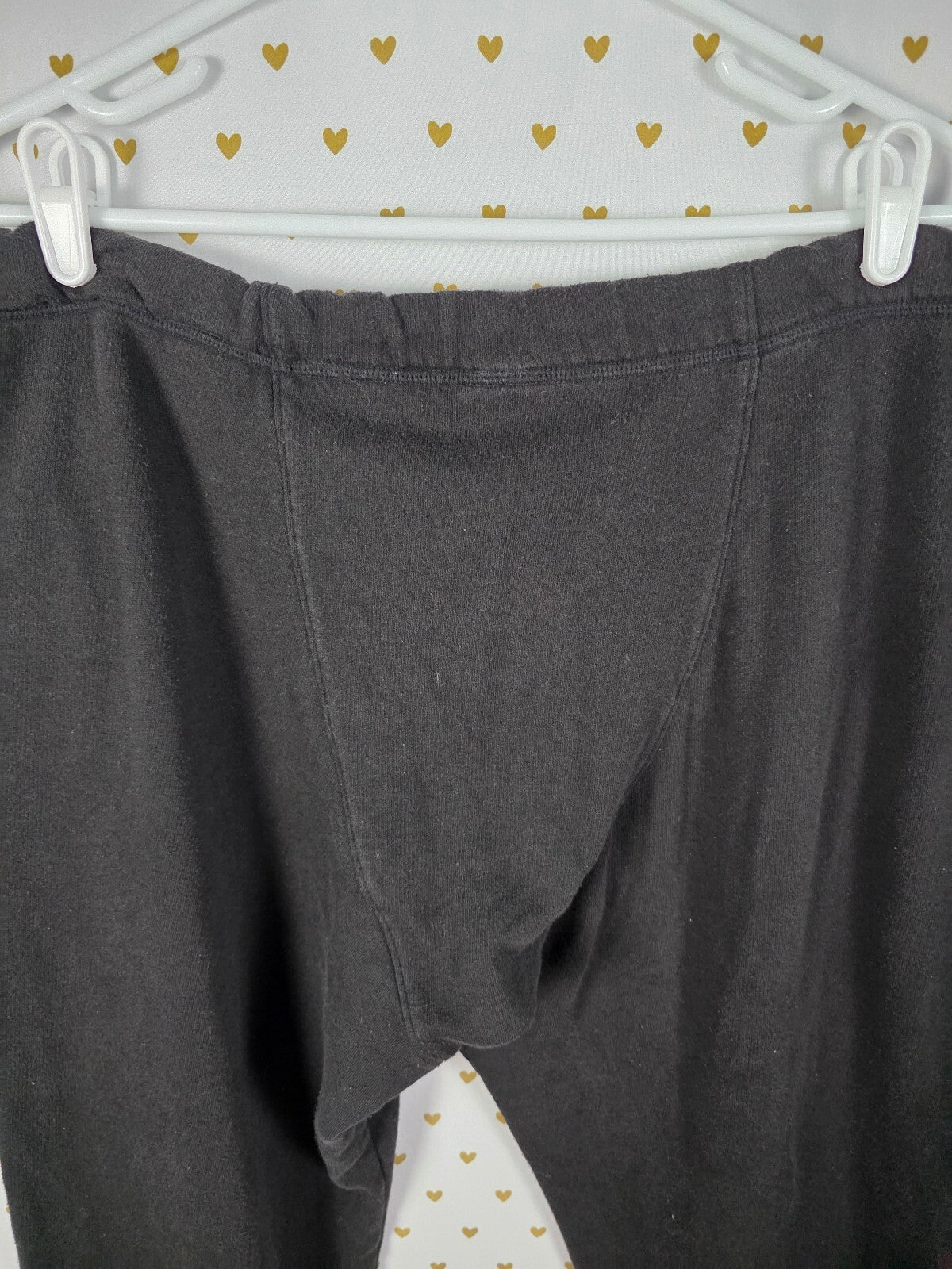 Victorias Secret PINK Boyfriend Diaper Butt Logo Raw Hem Sweatpants SMALL