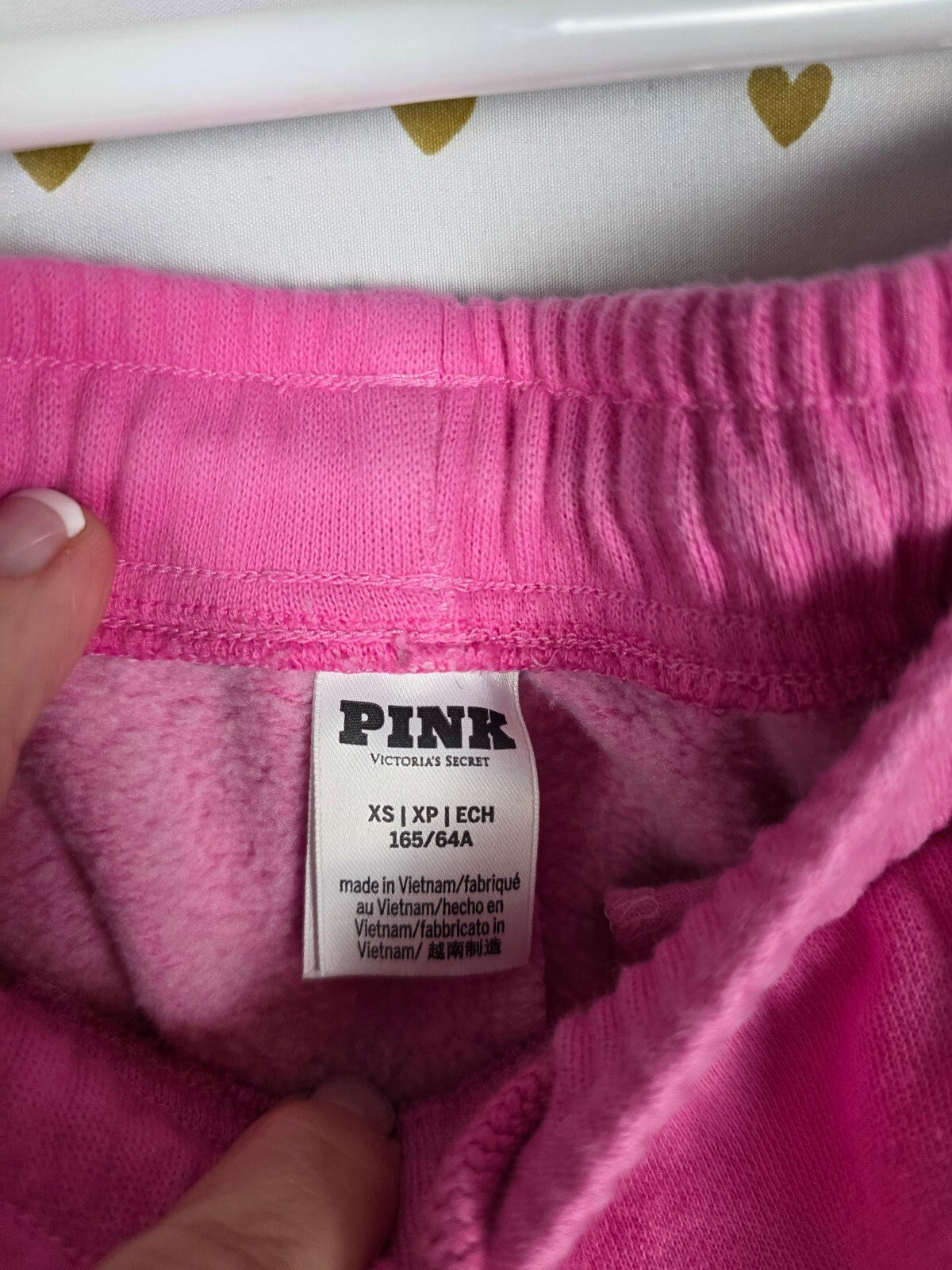 Victorias Secret Pink Logo Gradient Sweater Shorts SET outfit XS