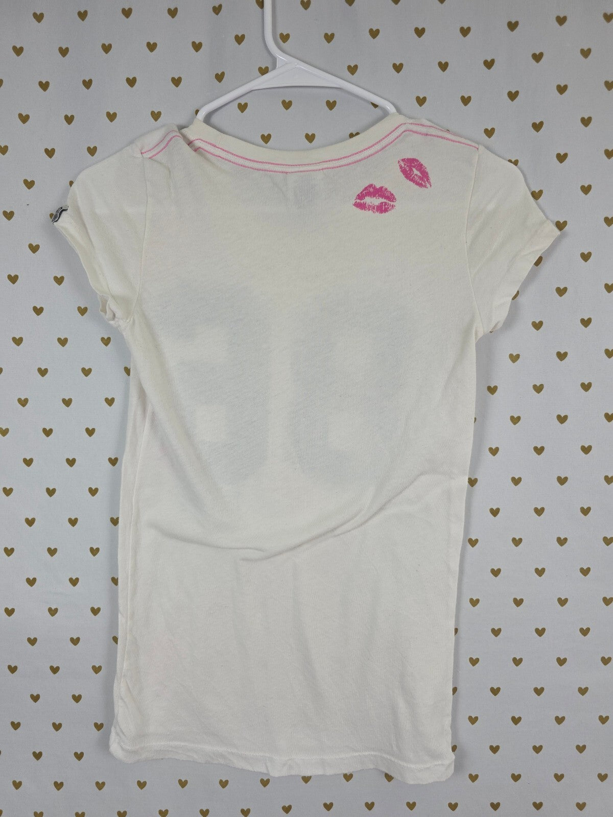 Victorias Secret PINK Vintage 86 White Y2k XS Tee Shirt