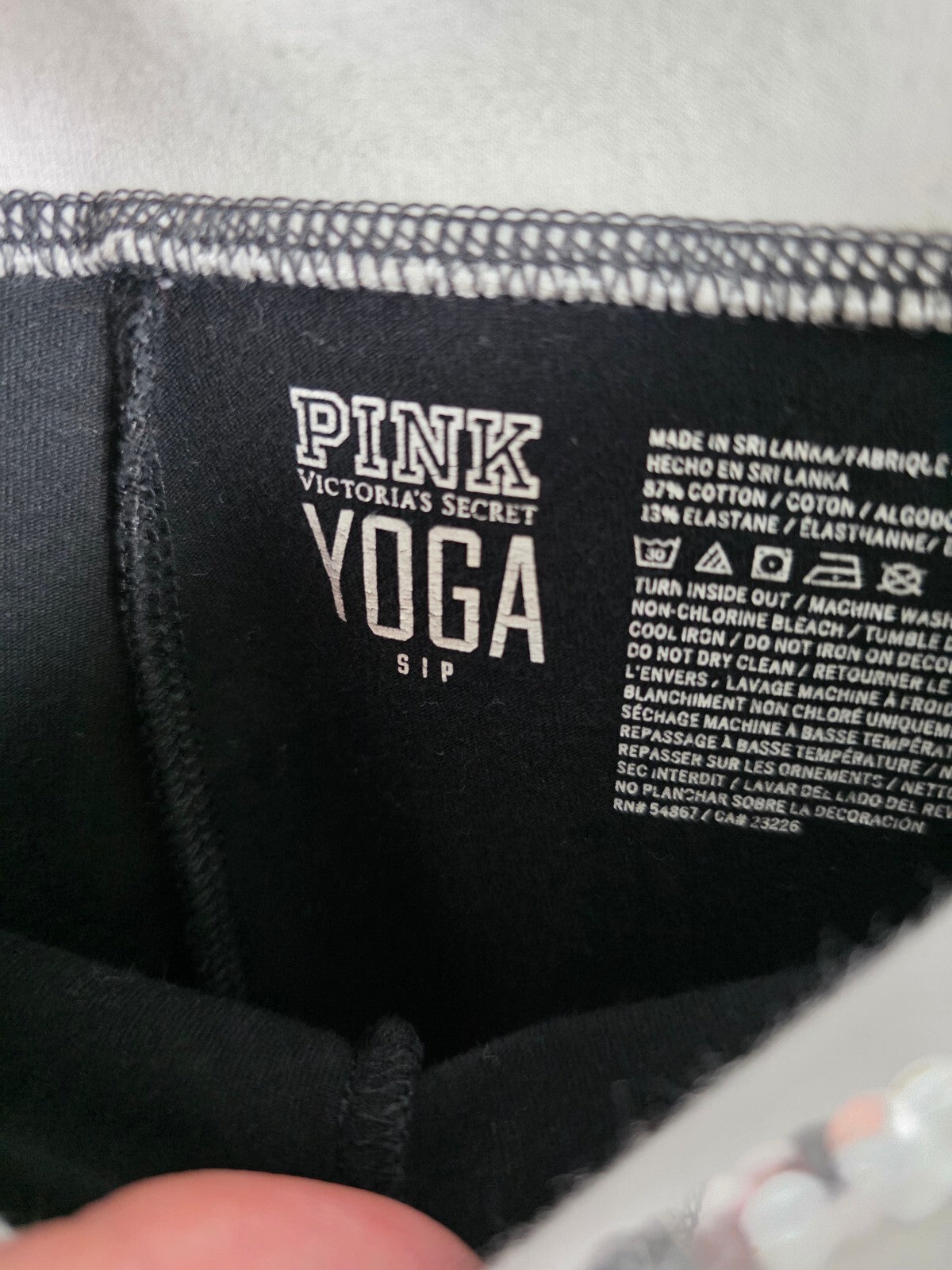 Victorias Secret PINK Vintage Bling Y2k Foldover Flare Yoga pants Sequined Small