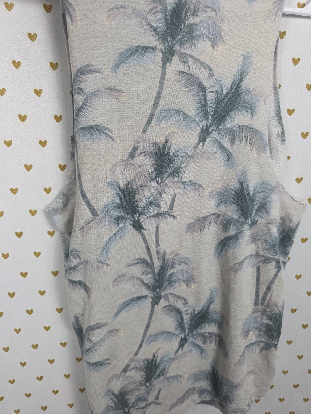 Victorias Secret PINK Palm Tree BLING Sequin tank Top XS