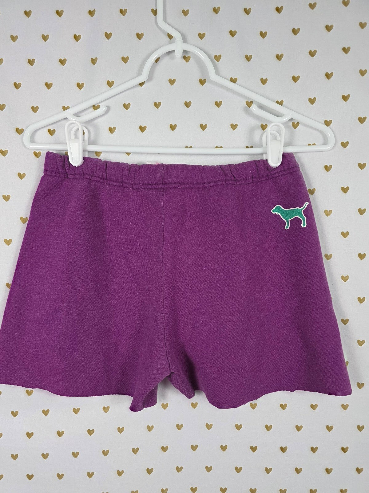 Victorias Secret PINK Vintage Purple Y2k PHI BETA PINK Sweat Shorts Sweats XS
