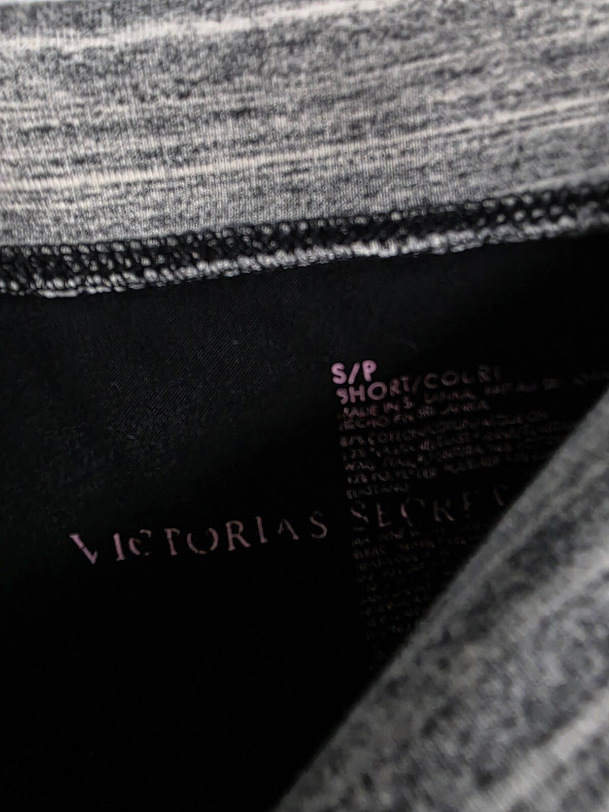 Victorias Secret Angels Bling Glitter Wings Ankle Skinny Foldover Yoga Pants SM