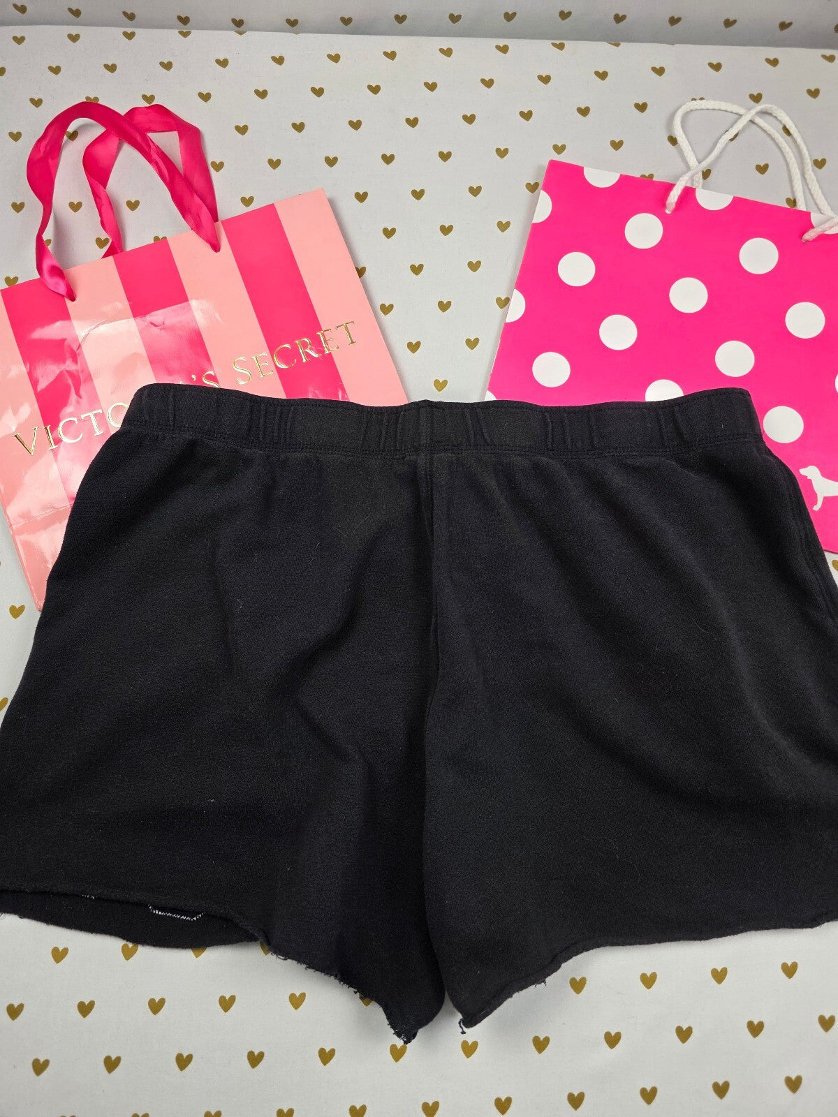 Victorias Secret PINK Vintage 86 Logo y2k Sweat Shorts Medium