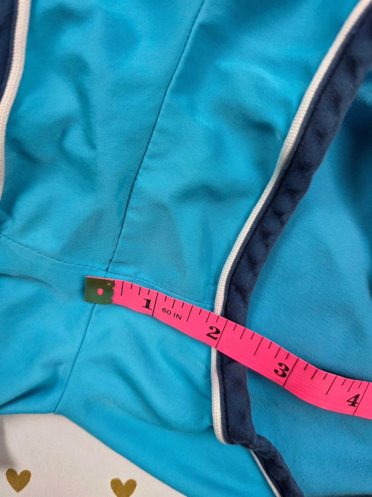 Victoria's Secret LOVE PINK Board Shorts M Blue Swim Y2K Logo Drawstring
