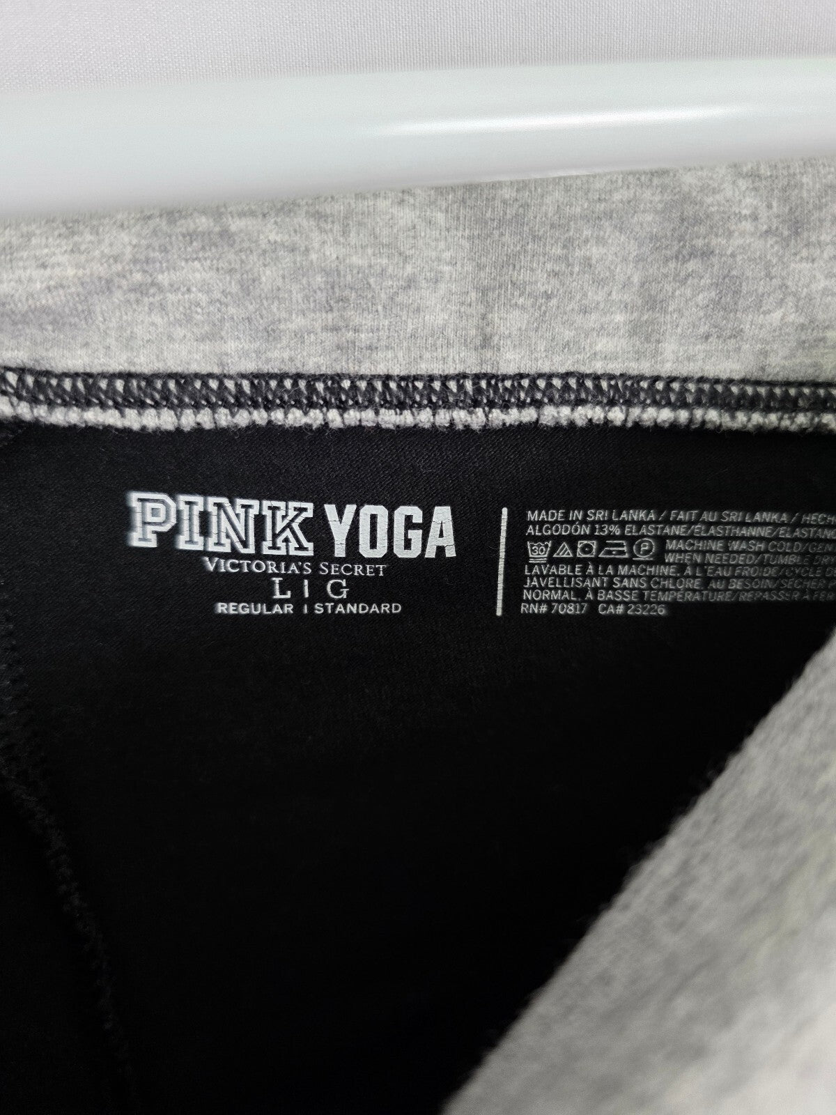 Victorias Secret PINK Chevron Bling Flare Foldover Y2k Yoga Pans Sequined Large