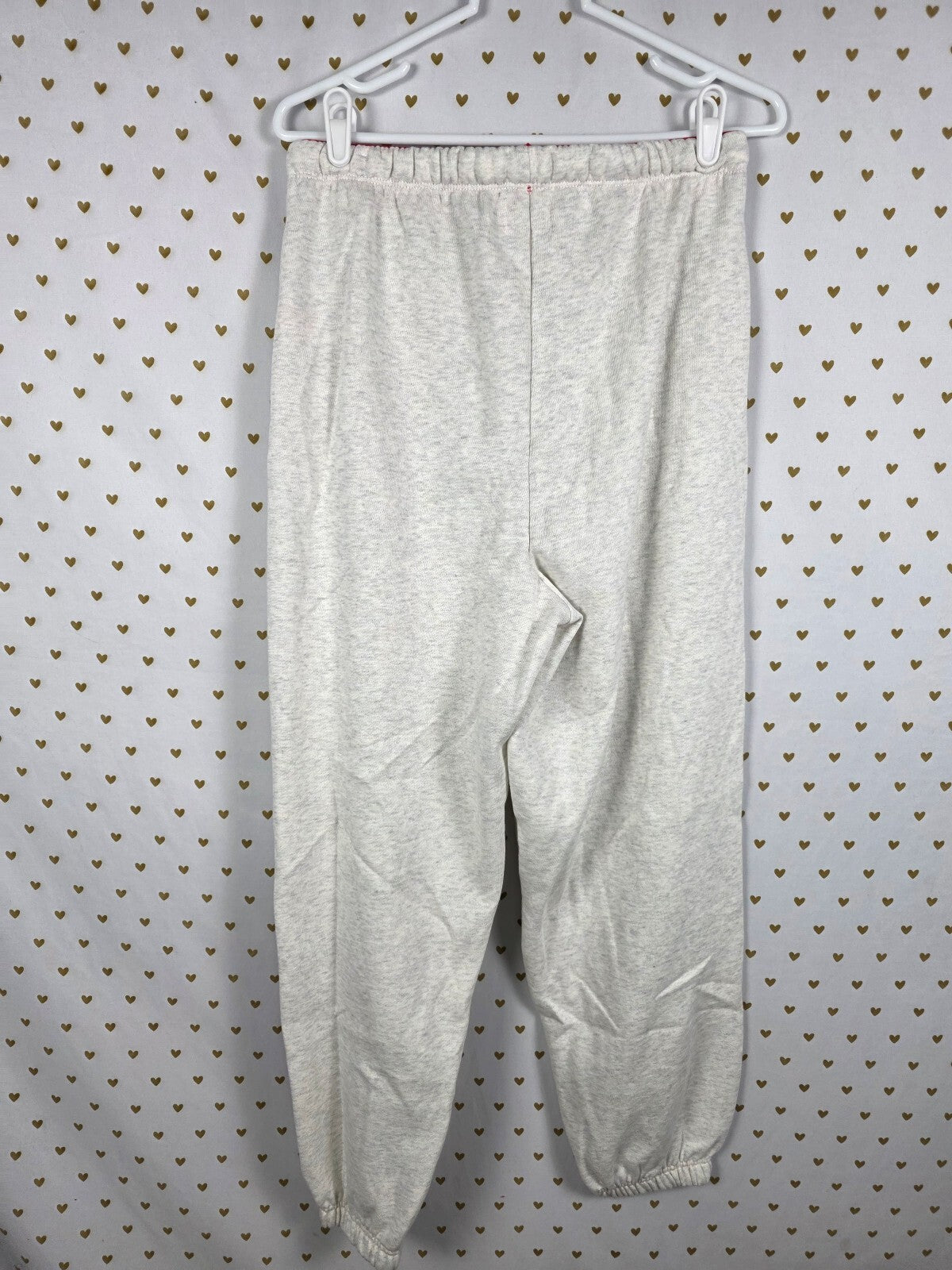 NWT VS PINK x LoveShackFancy Sequin Dog Hoodie Jogger Set M Short Plaid