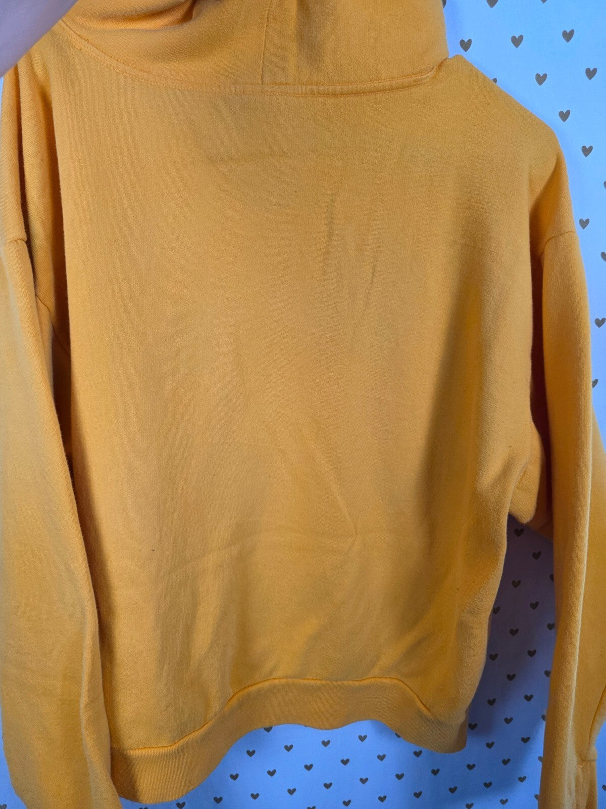 Victorias Secret Pink Yellow Slouchy Logo Pullover Sweater XL