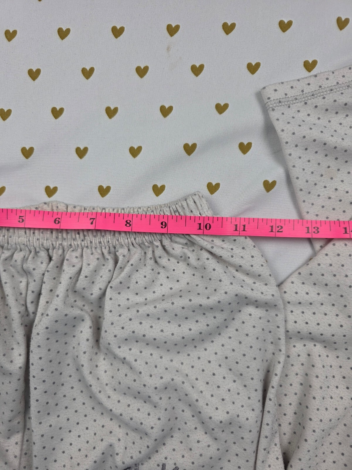 Victorias Secret Pink Vintage Dog Logo Polka Dot Sleep Pants Pajama PJ Bottoms