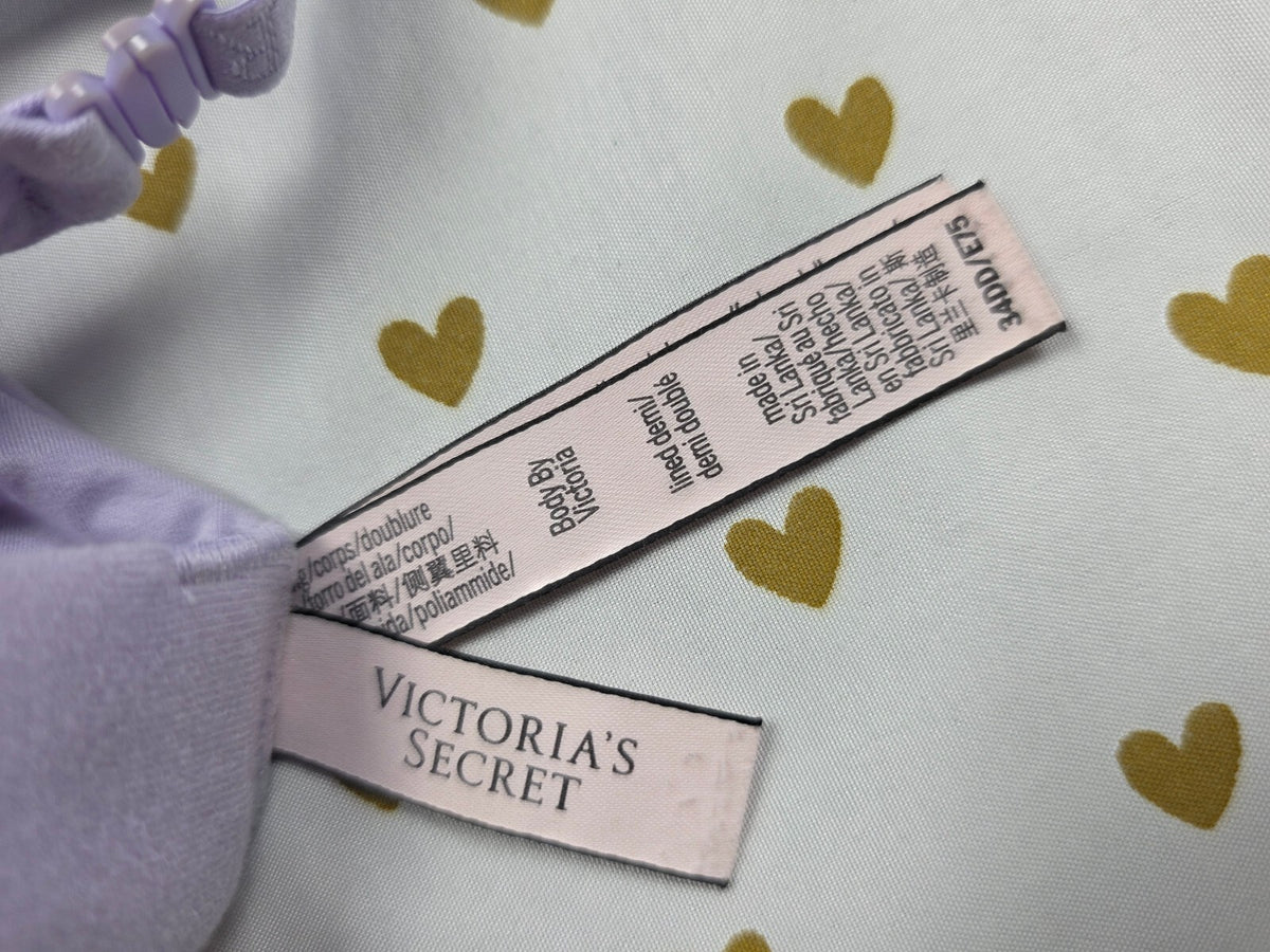 Victoria's Secret Body By Victoria Lined Demi Balconette Bra 34DD