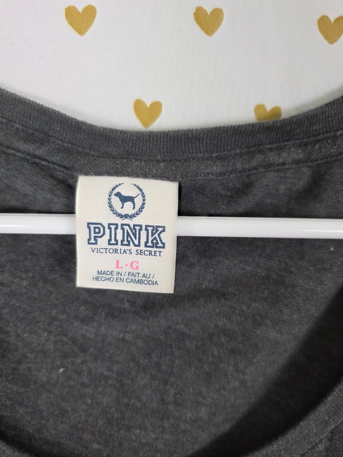 Victorias Secret PINK Vintage Y2k Bling 86 Sequined Tee shirt Large