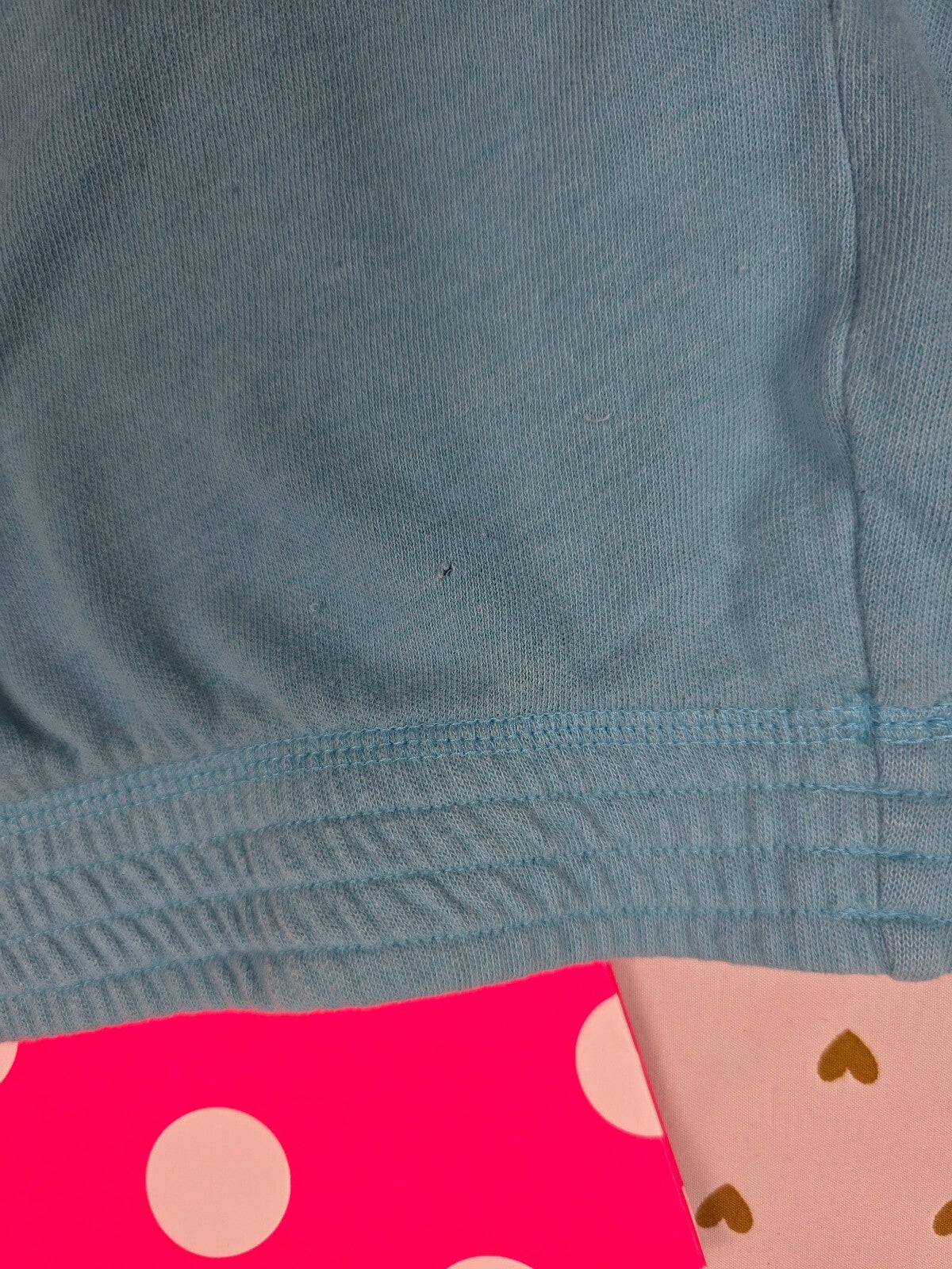Victorias Secret PINK LOVE Vintage y2k Sweat Booty Shorts Blue Small