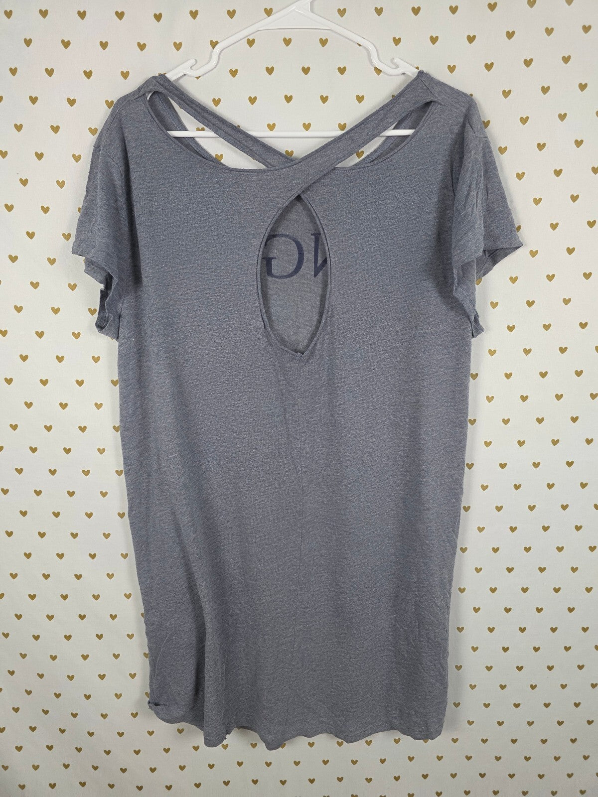 Victorias Secret ANGEL Cross Back Nightgown Sleep Shirt Dress Pajama MEDIUM