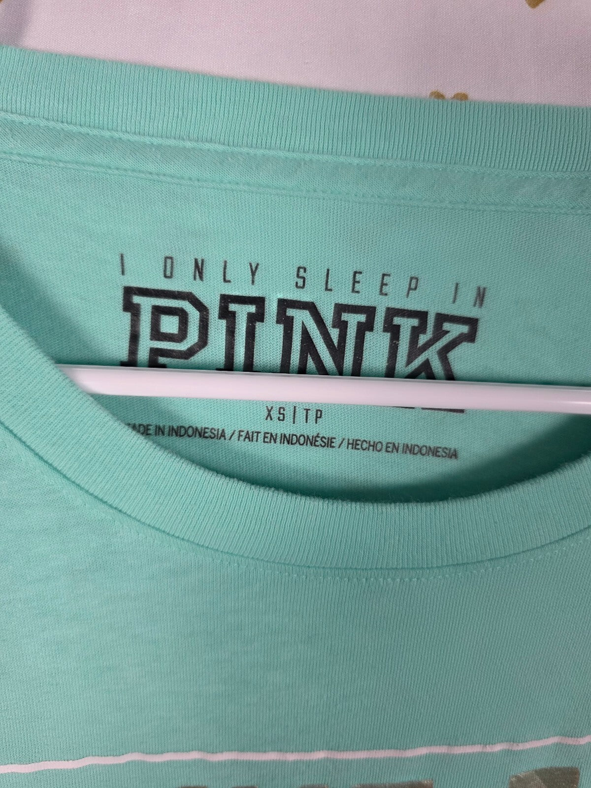 Victorias Secret PINK CAN'T EVEN GET UP Nightgown Sleep Shirt Pajama XS