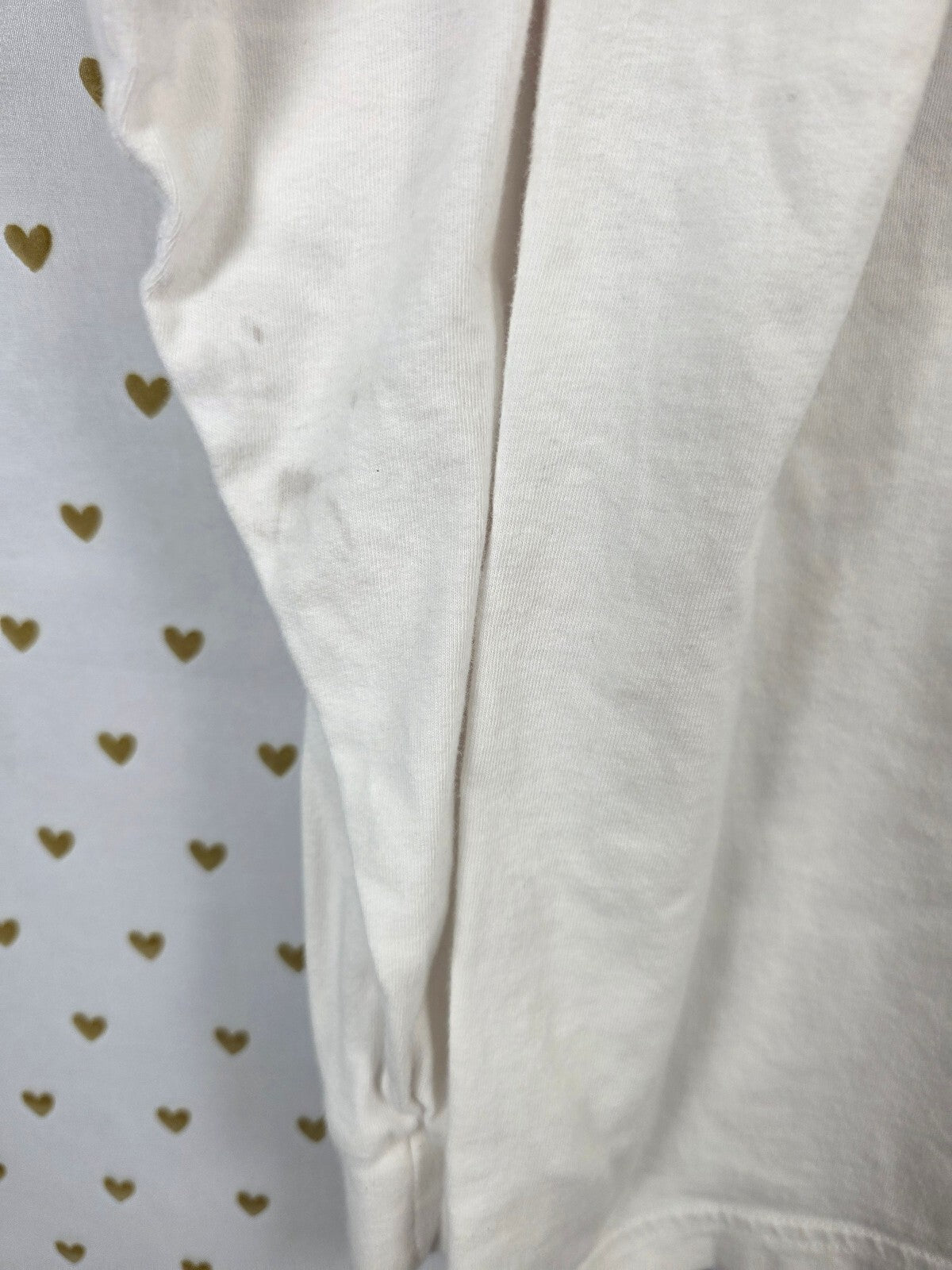 Victorias Secret PINK Roses Logo White Long Sleeve Tee shirt Logo Medium