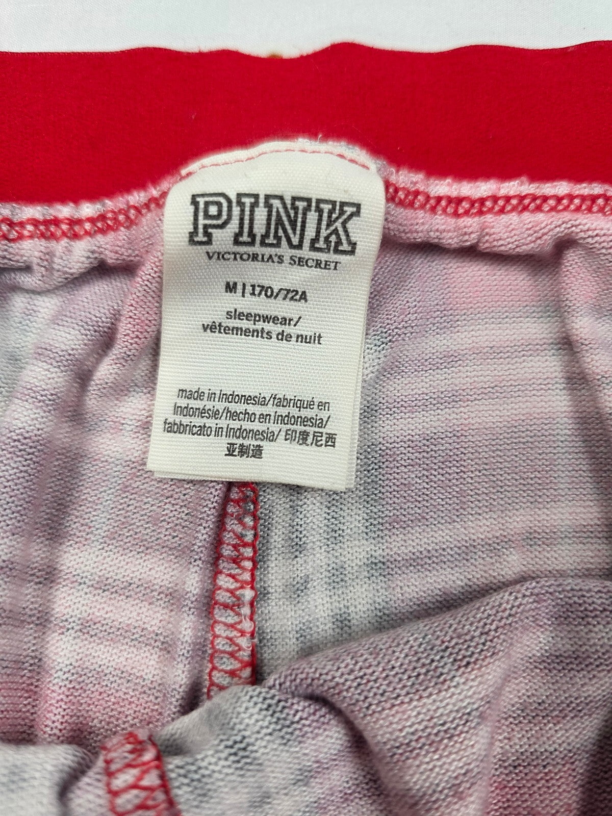 Victorias Secret Stretch Plaid Medium Sleep Pants Pajama PJ Bottoms