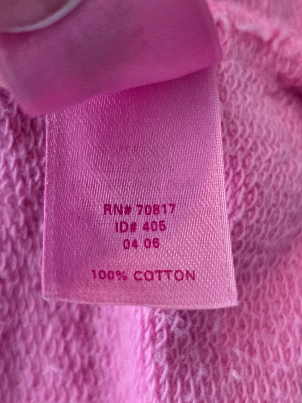 Vintage 2005 VS PINK Hooded Robe XS/S Pink Burgundy Striped Just Woke Up Y2K