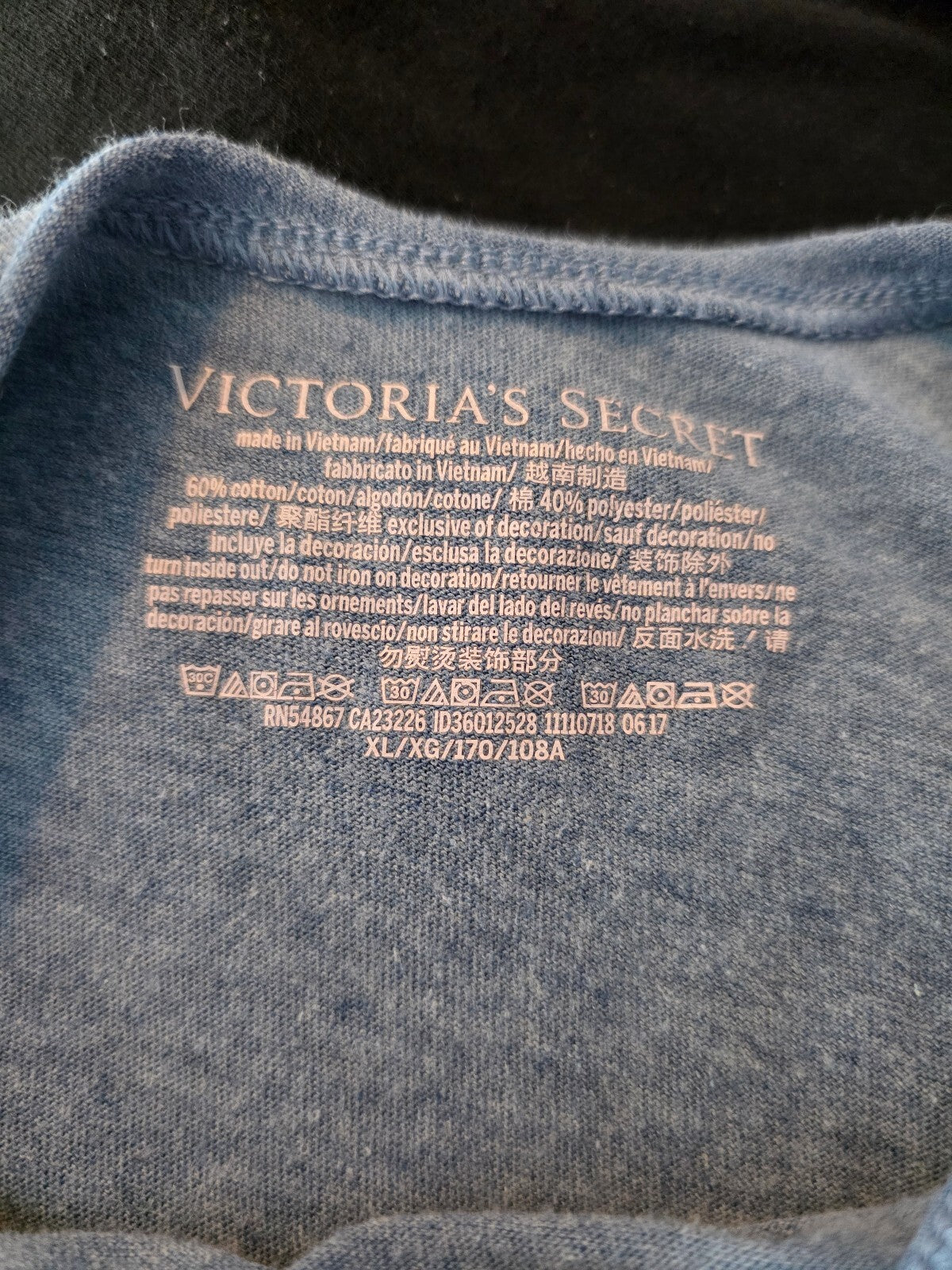 Victorias Secret ANGEL Caged Back Soft Nightgotwn Sleep Shirt Pajama XL