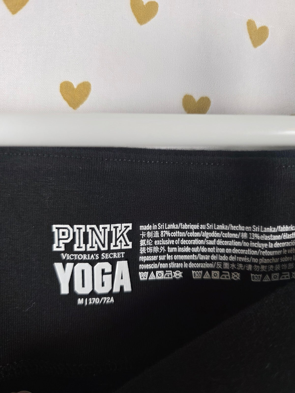 Victorias Secret PINK Mermaid Flip Bling Logo Shirt Yoga Pants HTF SET MEDIUM