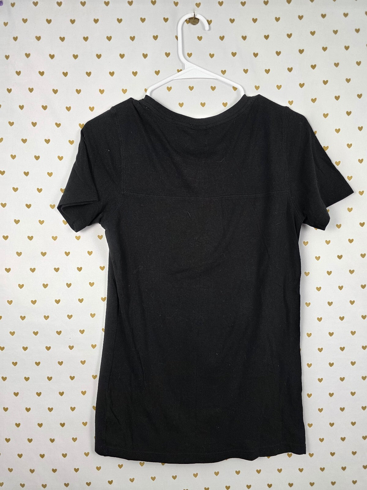 Victorias Secret PINK Vintage 86 Studded Tee Shirt Y2k Black MEdium
